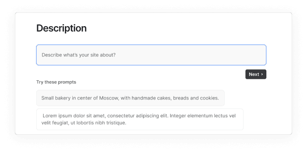 description