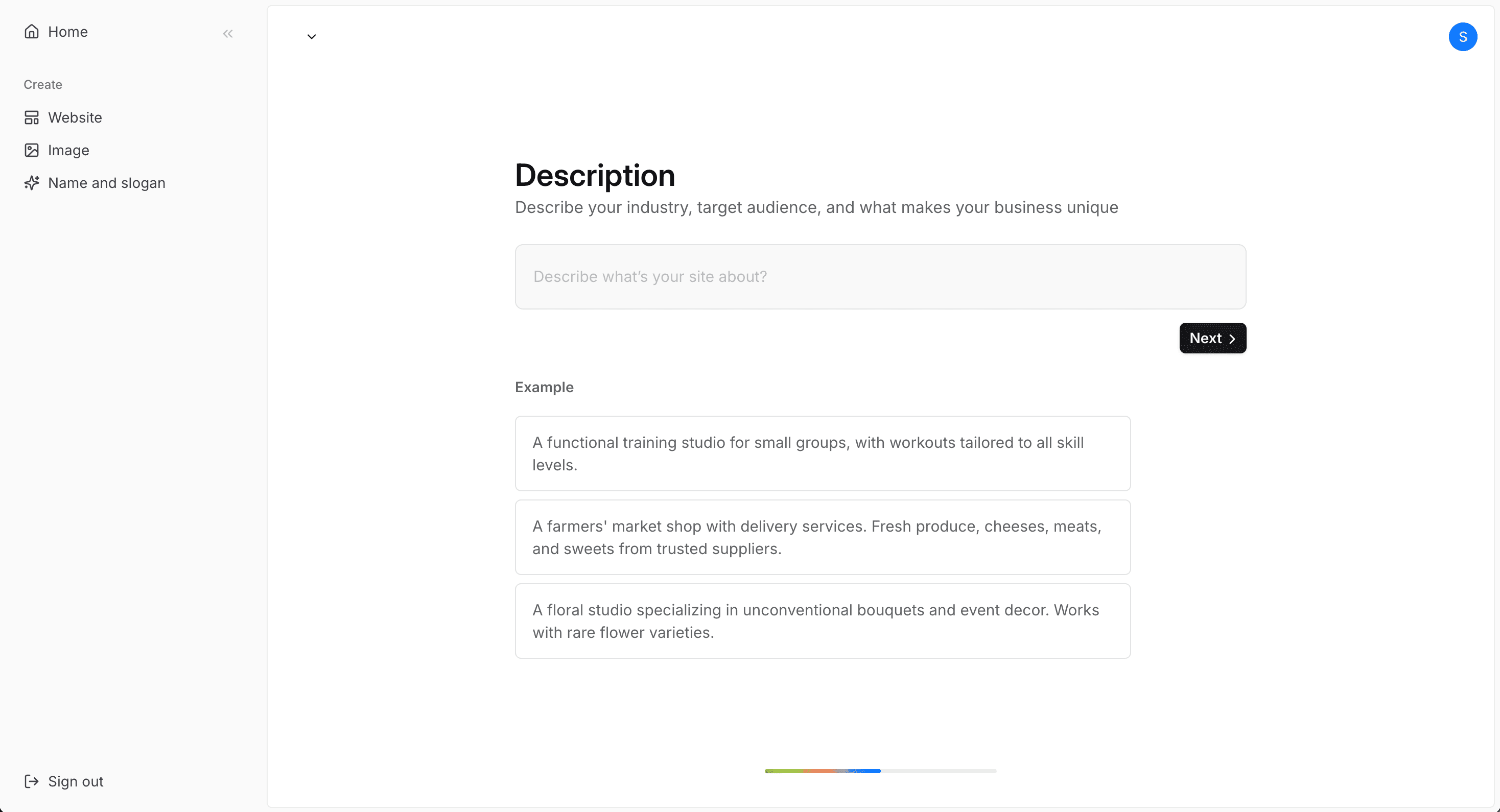 codesi ui screenhot