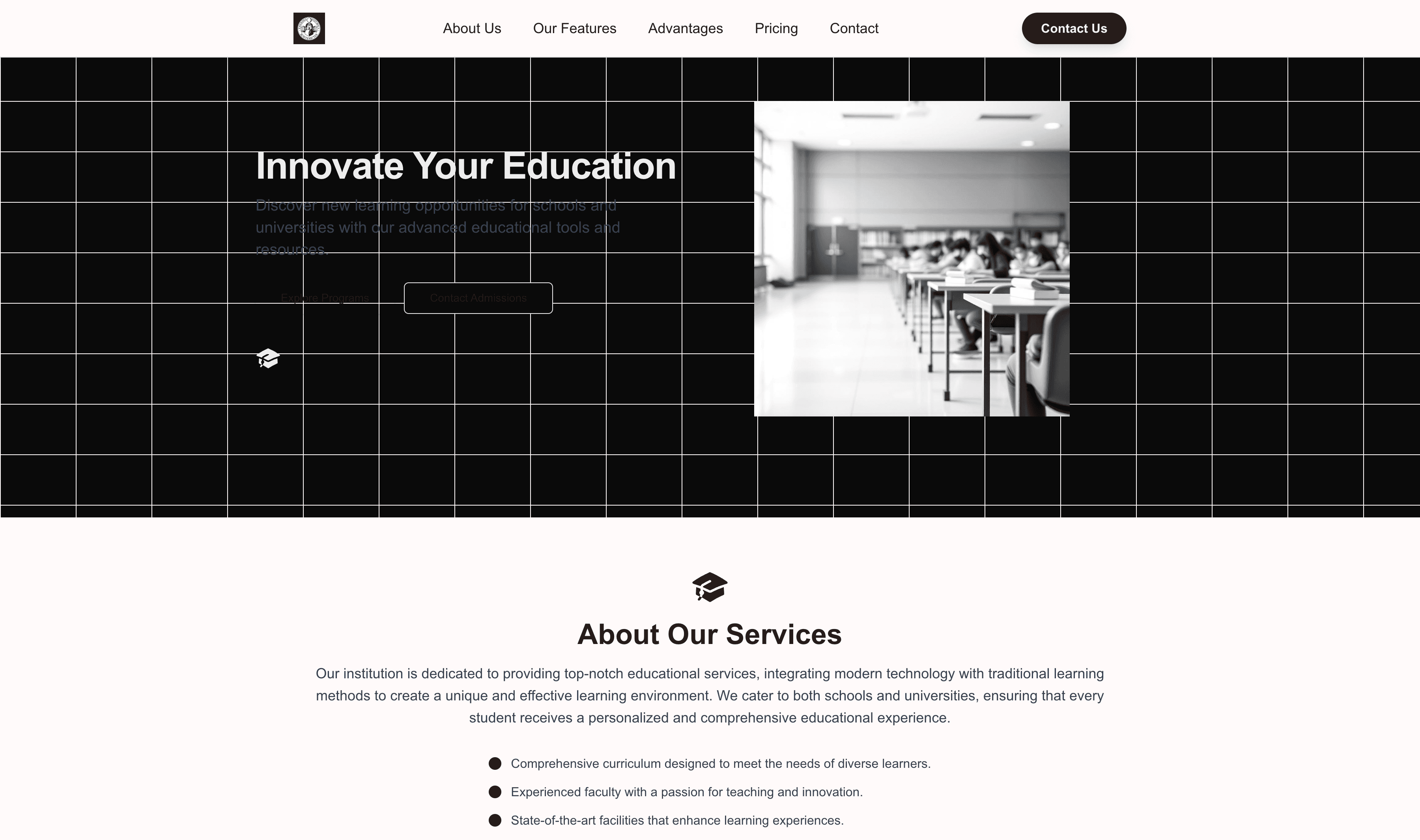 Transform a Schools & Universities Website Template into Website in Minutes