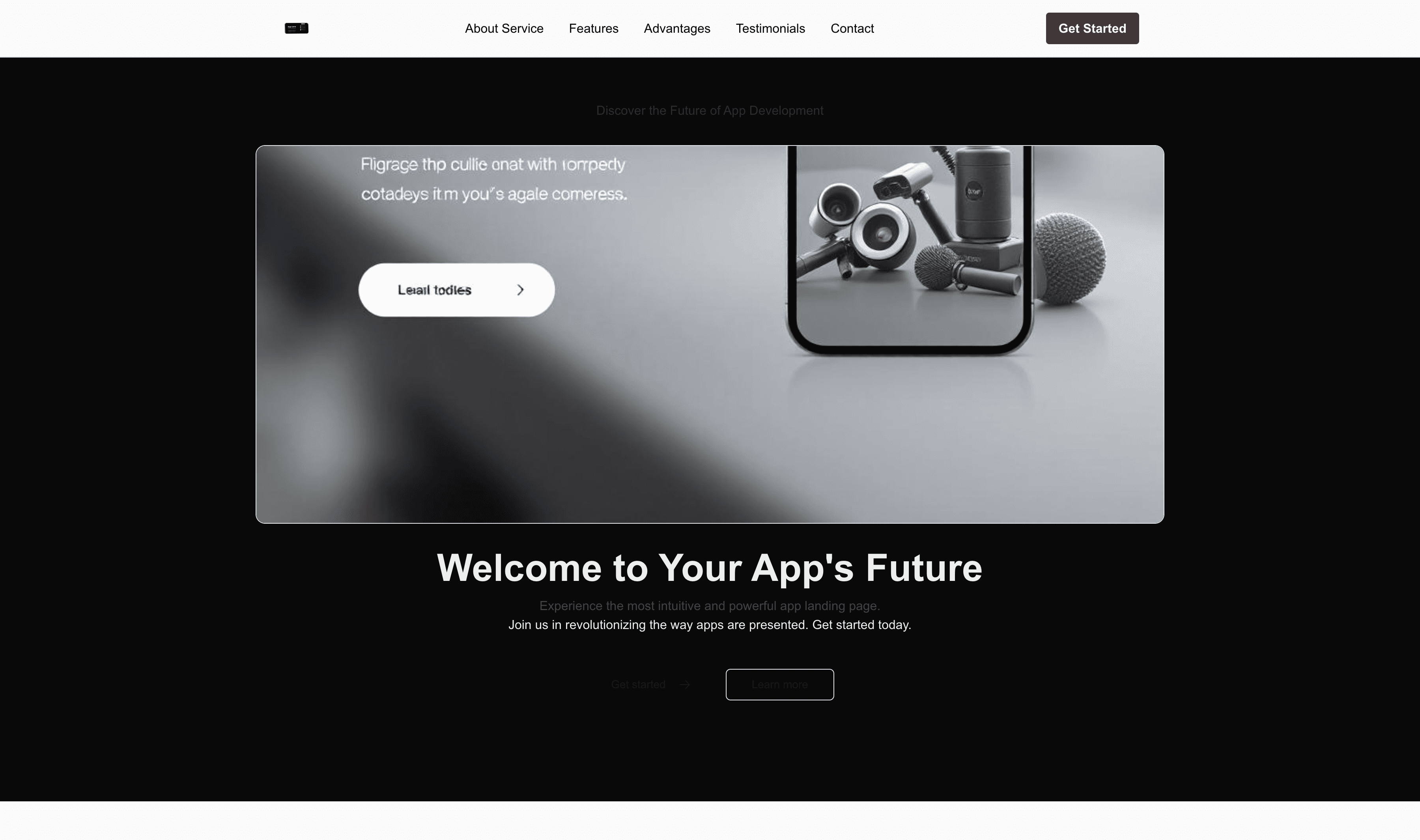 Transform a App Landing Page Website Template into Website in Minutes