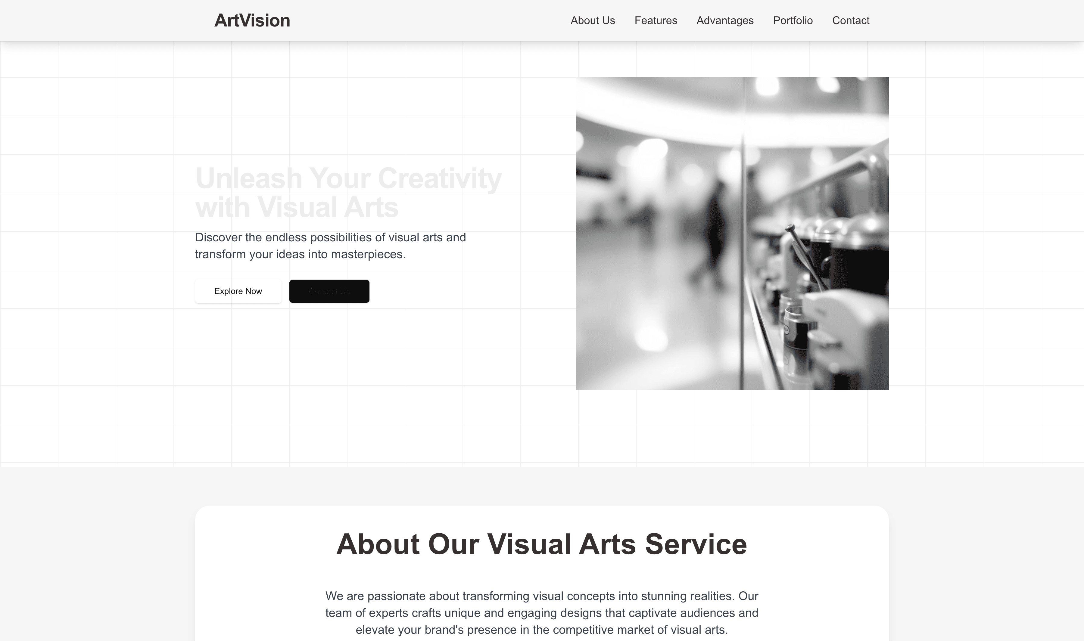 Transform a Visual Arts Website Template into Website in Minutes