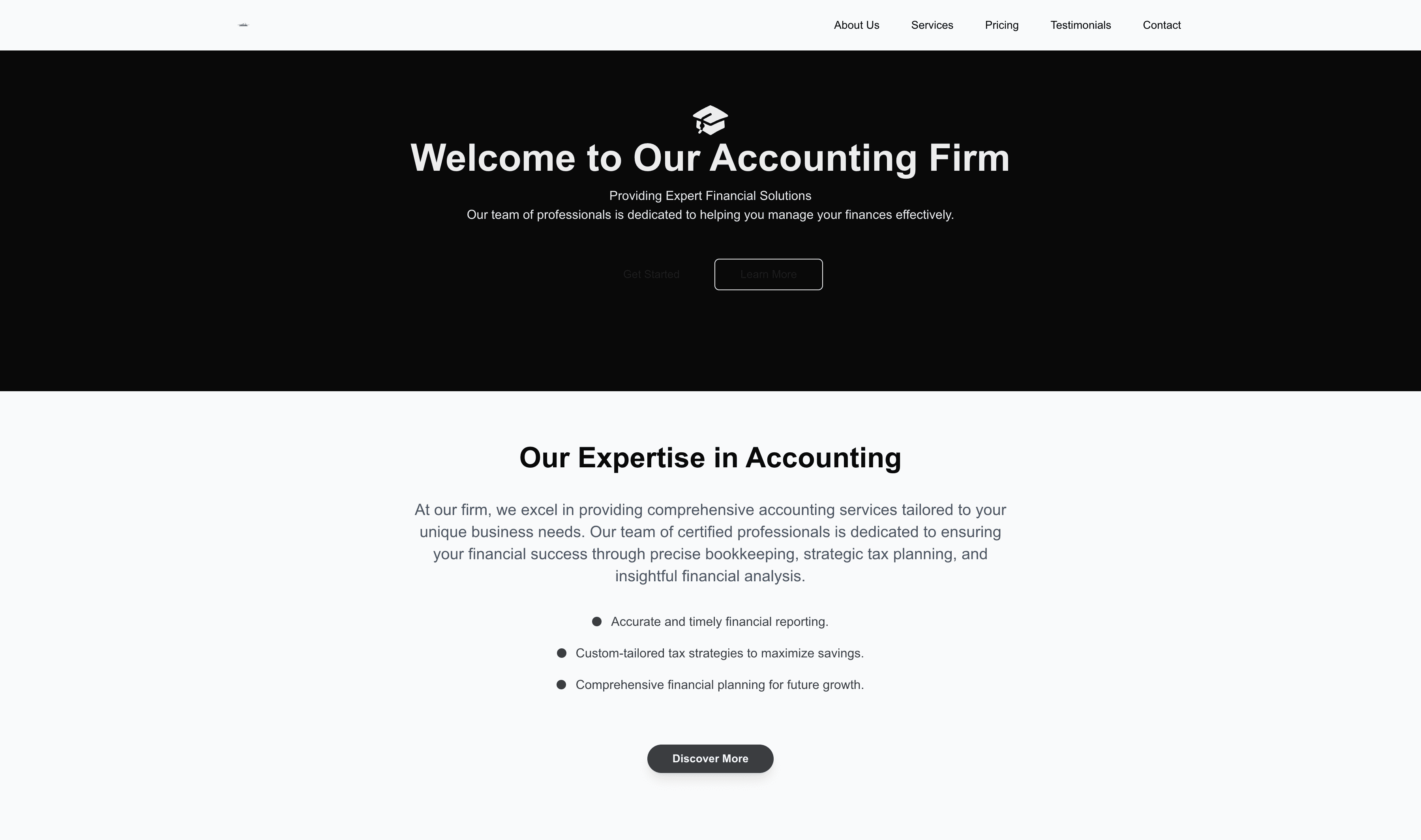 Transform a Accounting Firm Website Template into Website in Minutes