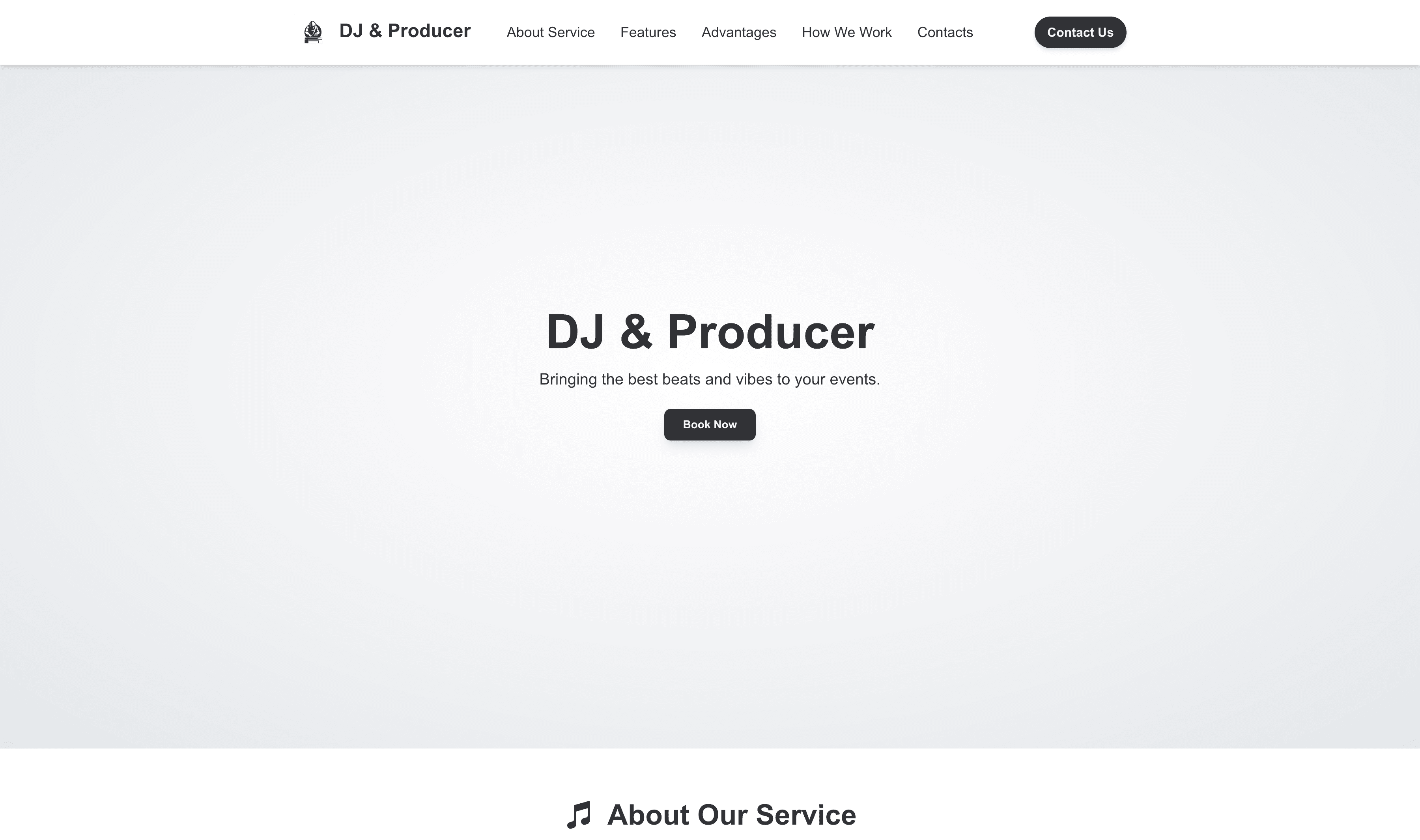 Transform a DJ & Producer Website Template into Website in Minutes