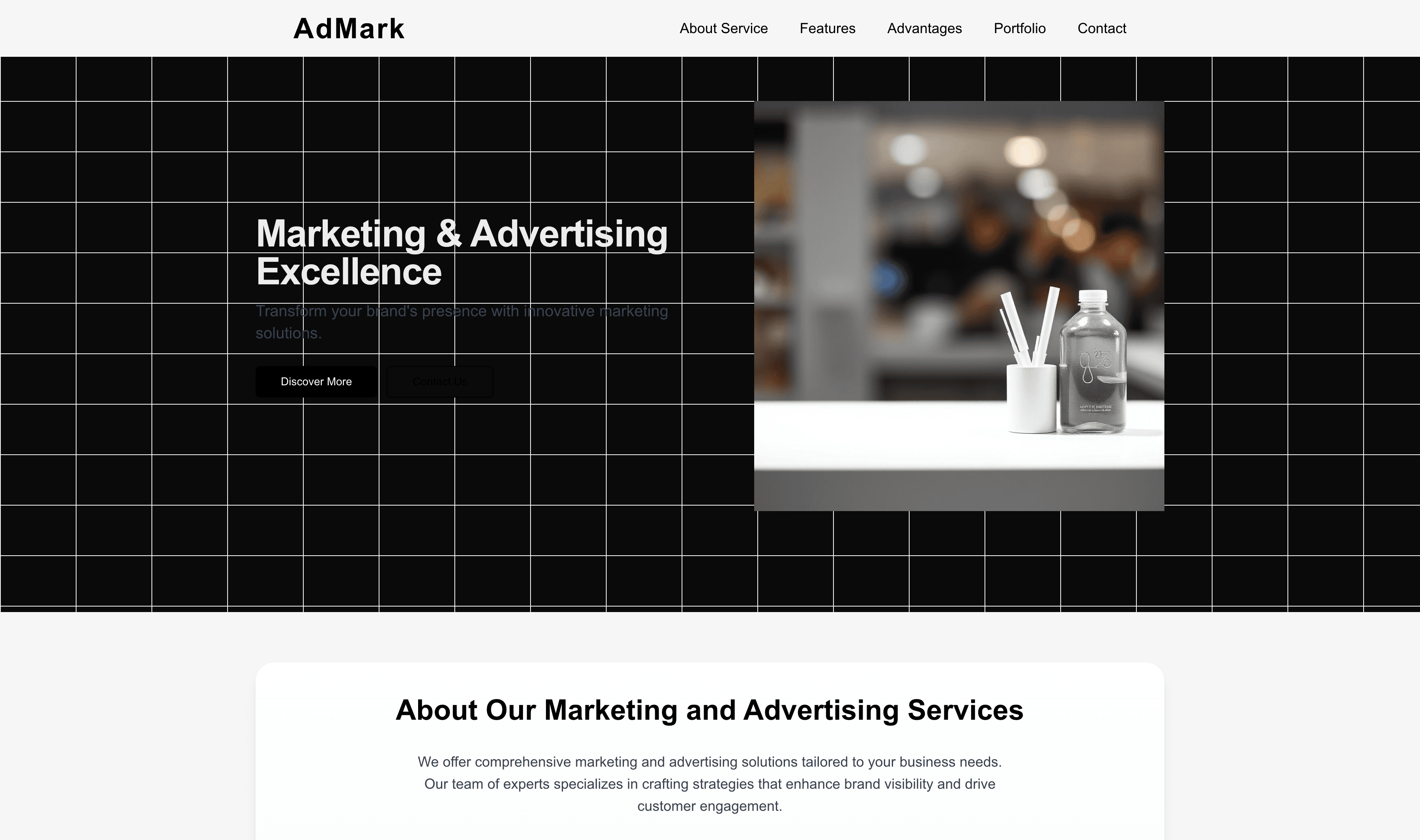 Transform a Marketing & Advertising Website Template into Website in Minutes
