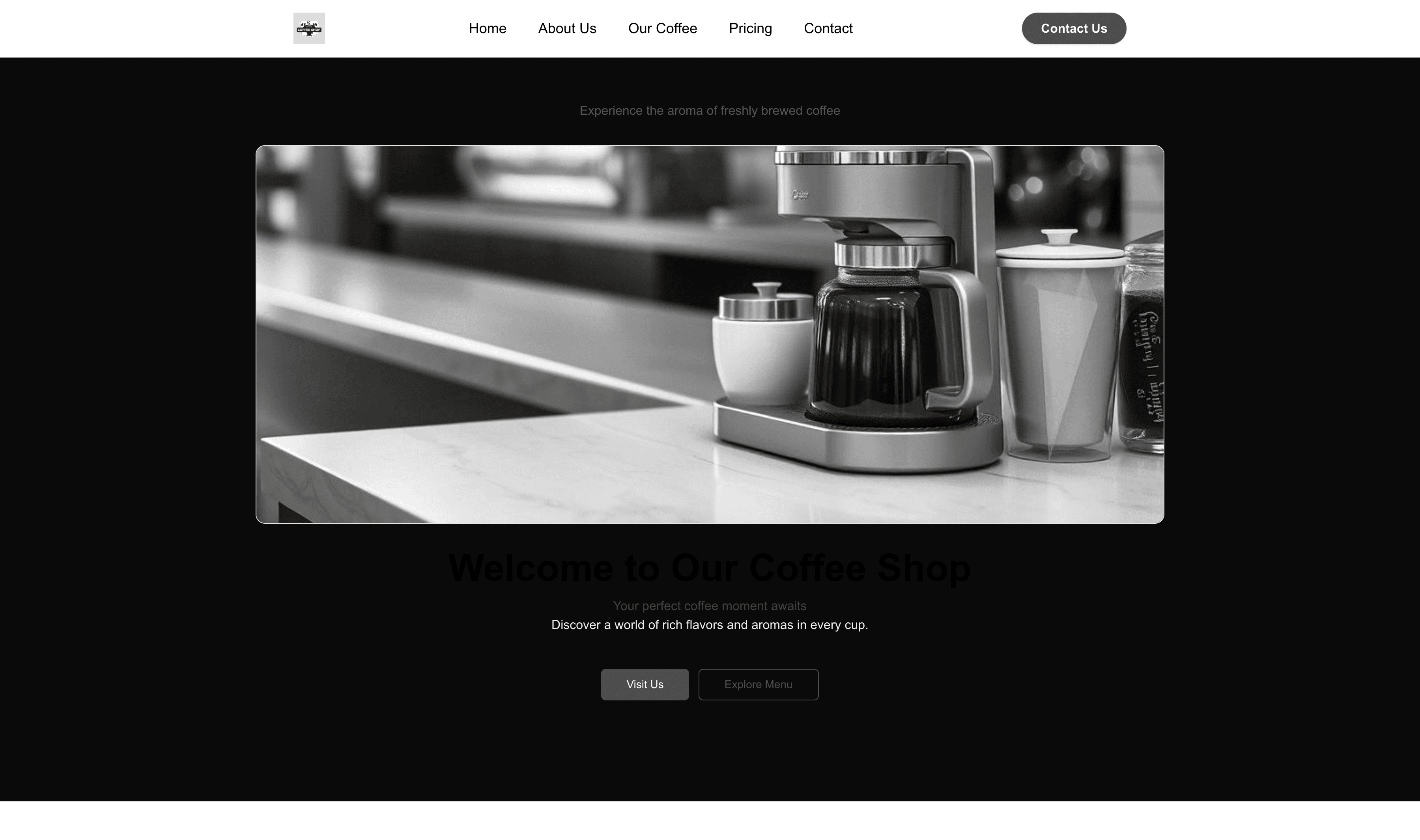 Transform a Coffee Shop Website Template into Website in Minutes