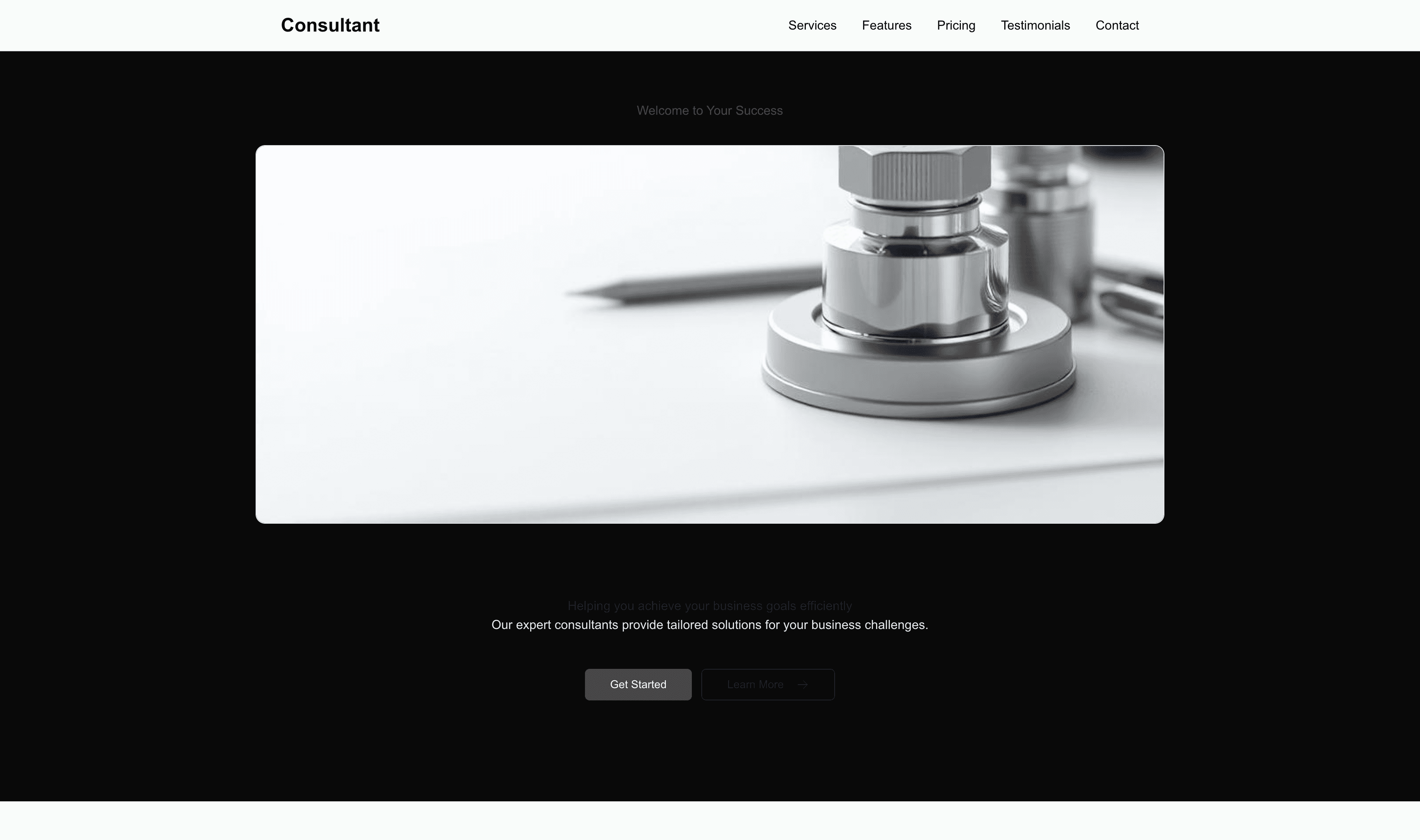 Transform a Consultant Landing Page Website Template into Website in Minutes