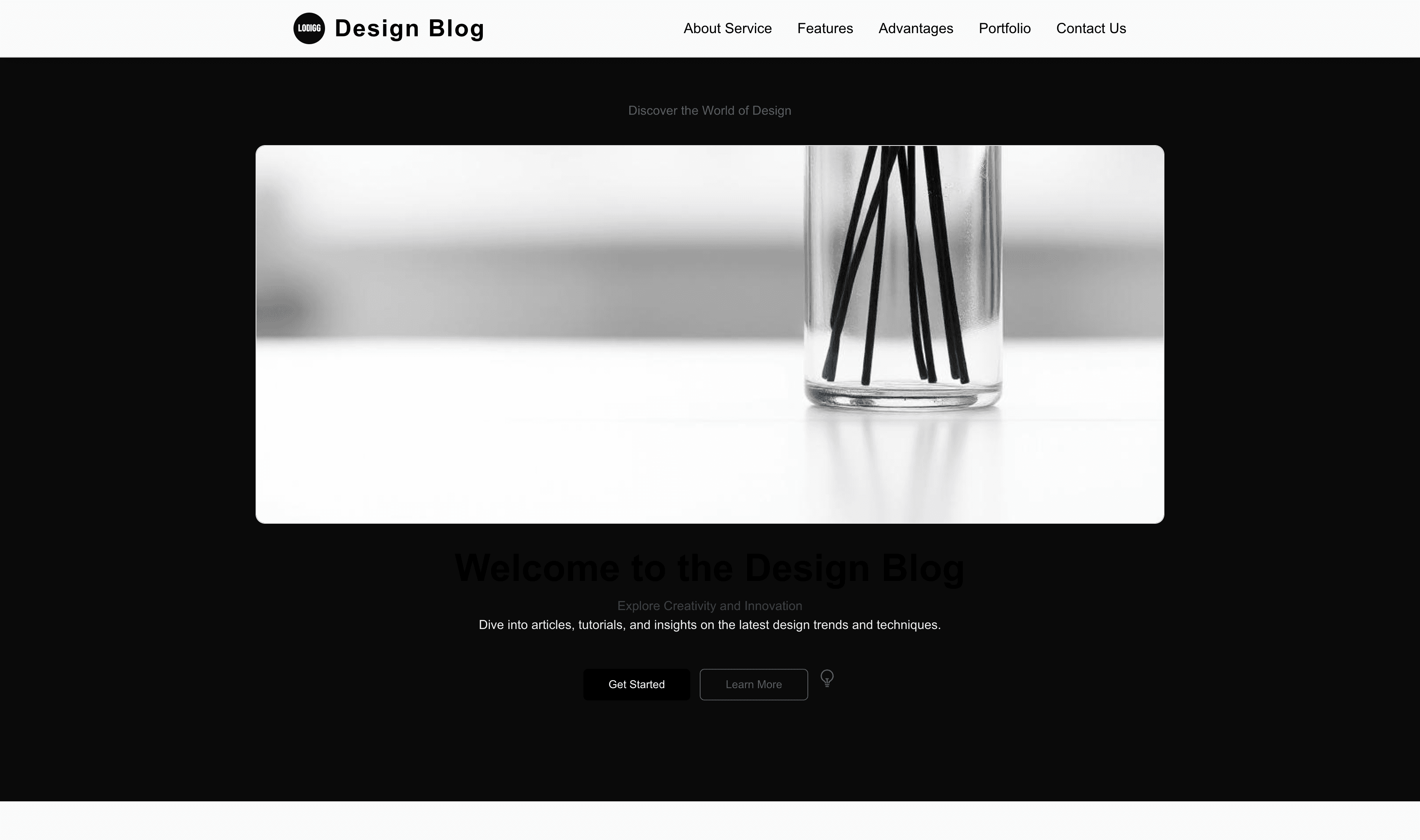 Transform a Design Blog Website Template into Website in Minutes