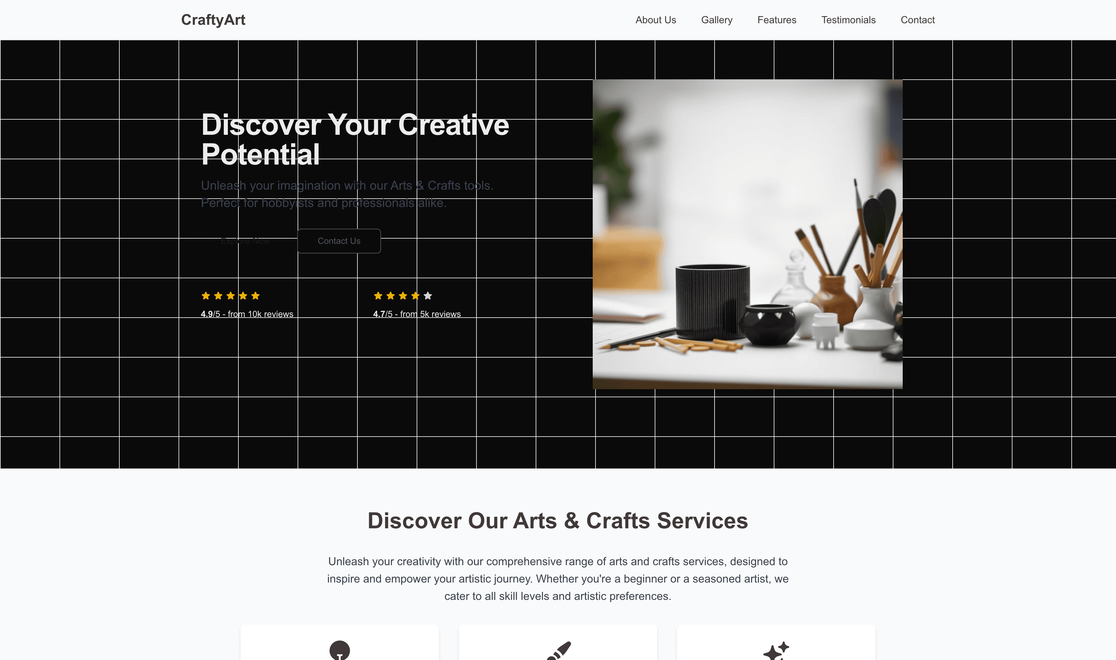 Transform a Arts Website Template into Website in Minutes