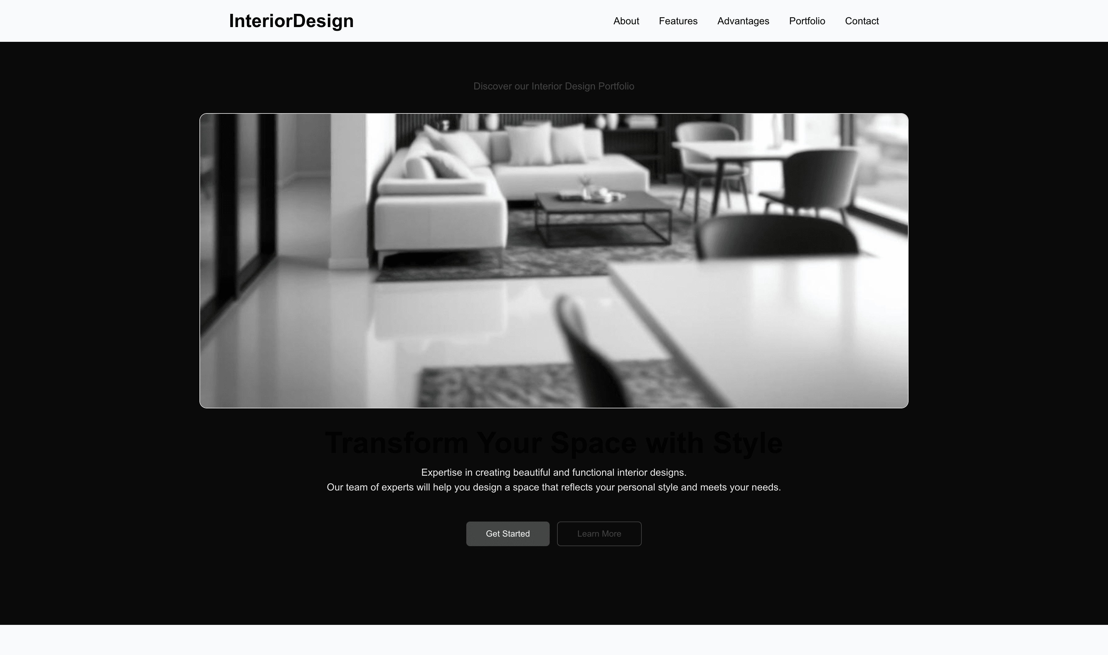 Transform a Interior Design Website Template into Website in Minutes