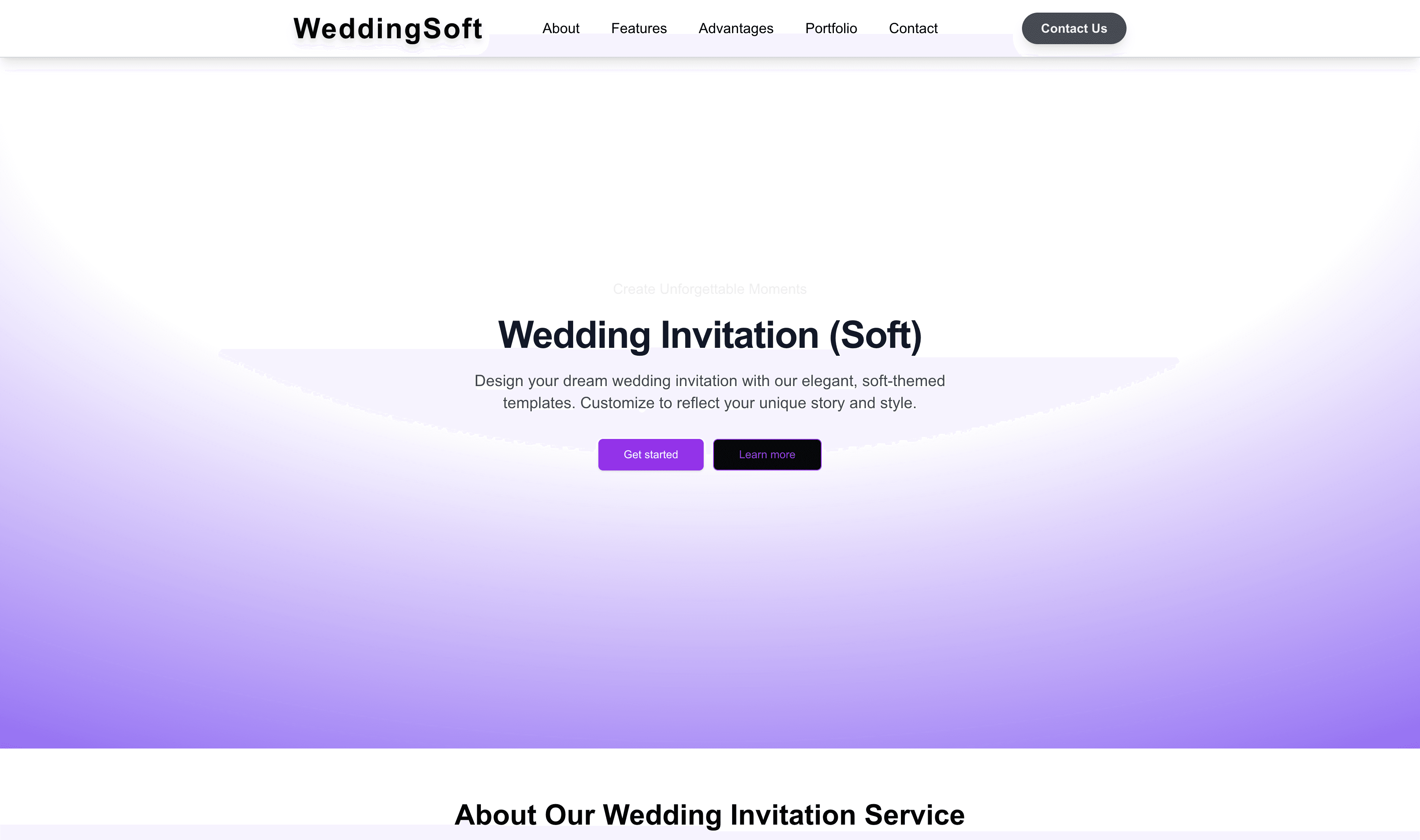 Transform a Wedding Invitation (Soft) Website Template into Website in Minutes