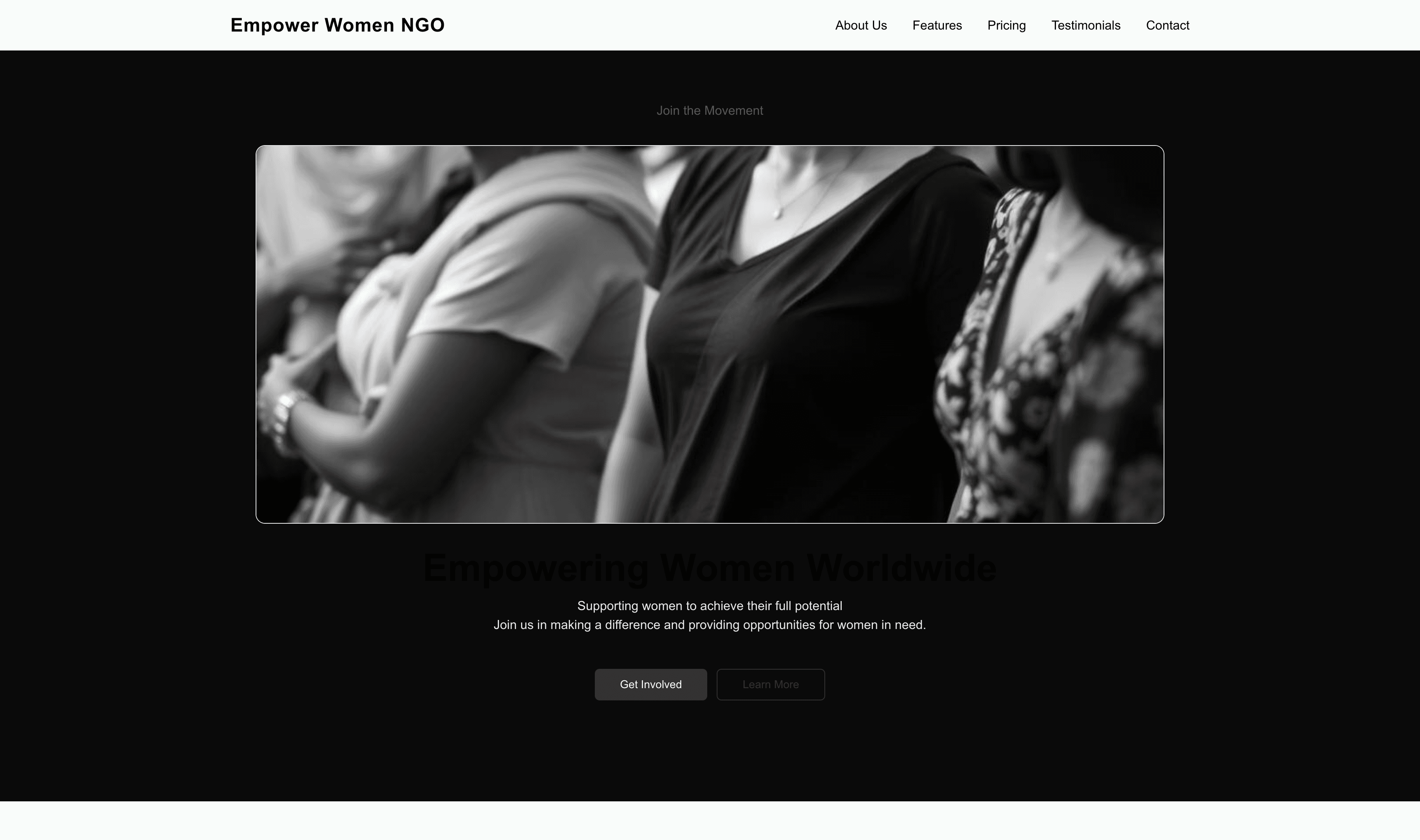 Transform a Women Empowerment NGO Website Template into Website in Minutes