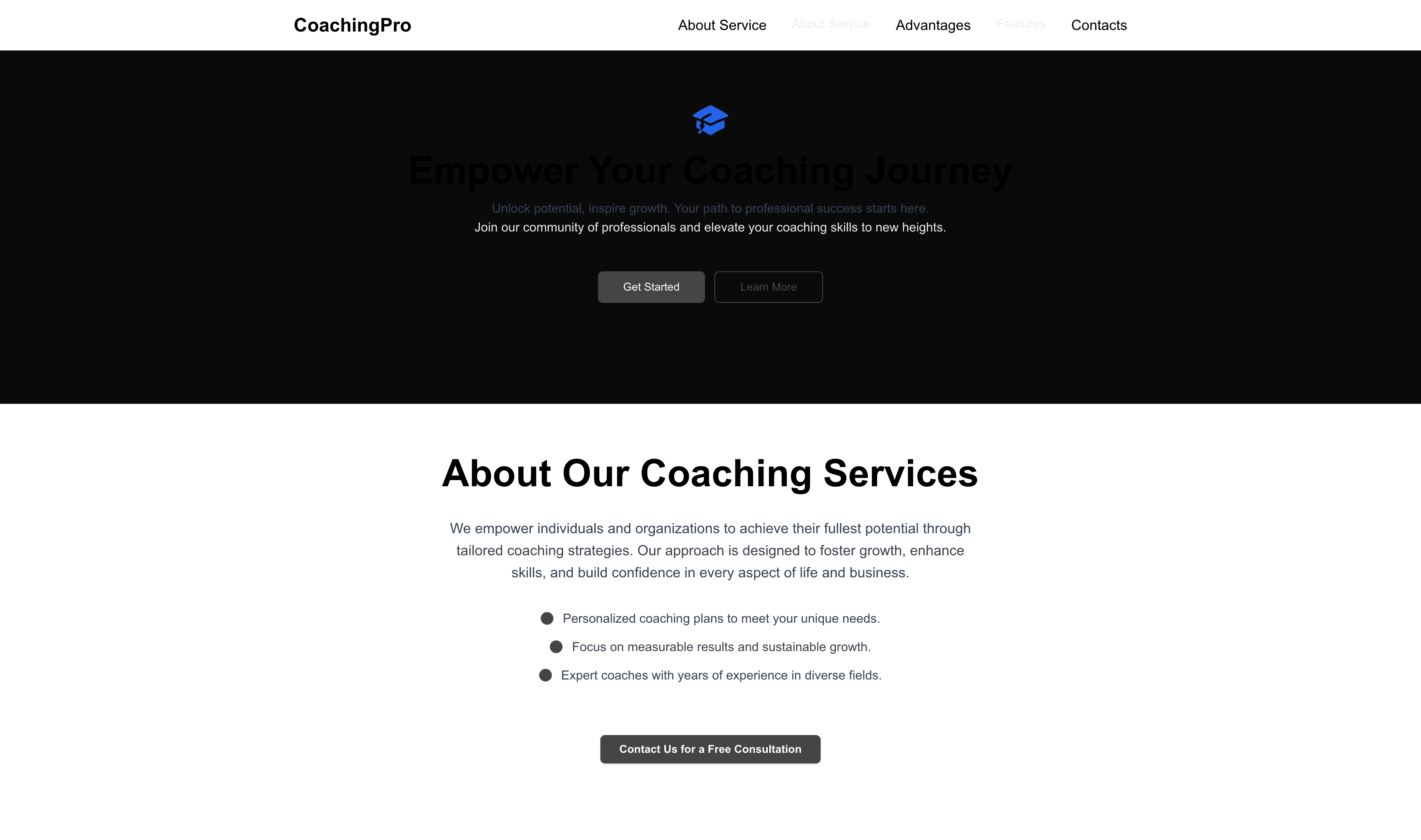 Transform a Coaching Professional Website Template into Website in Minutes