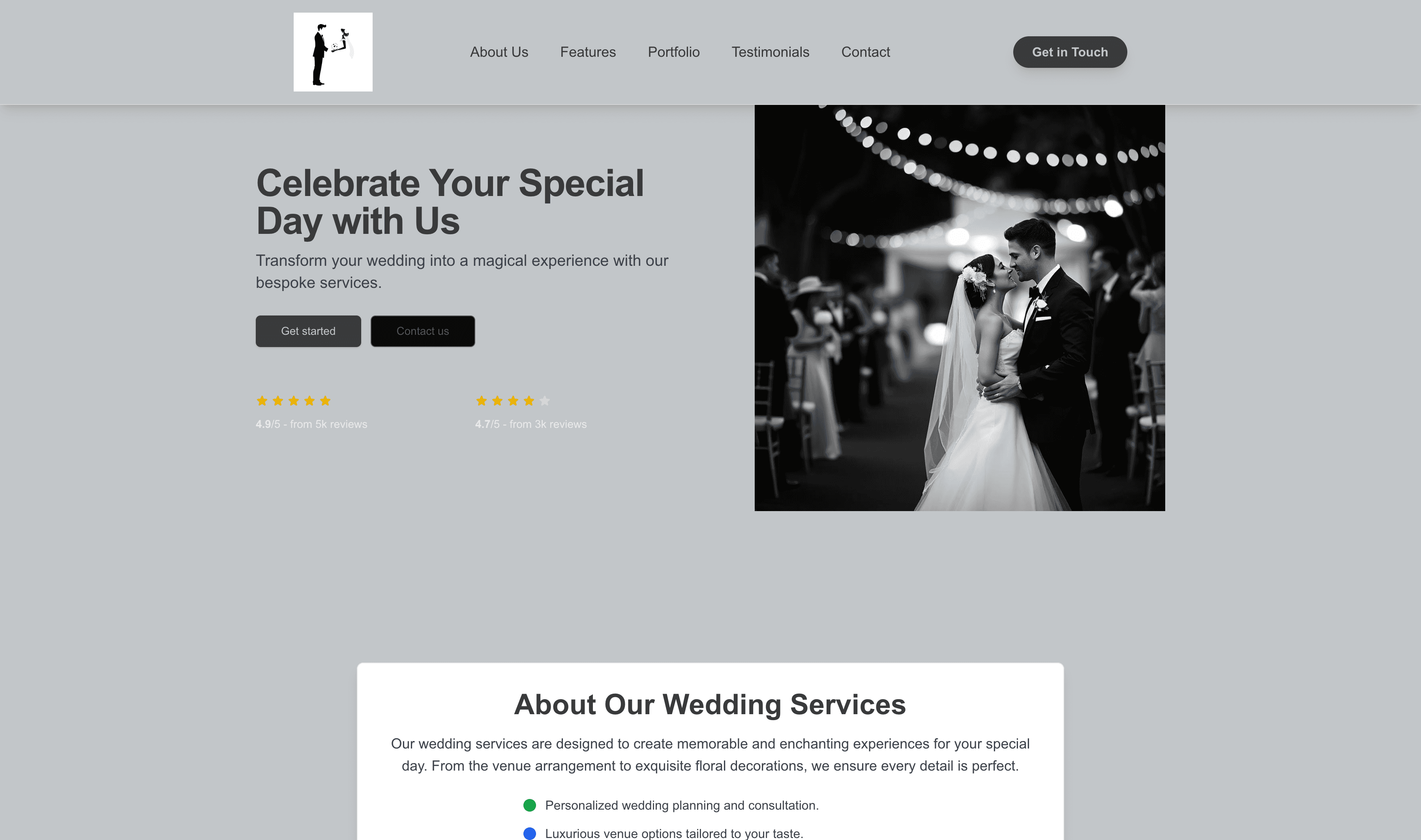 Transform a Weddings Website Template into Website in Minutes