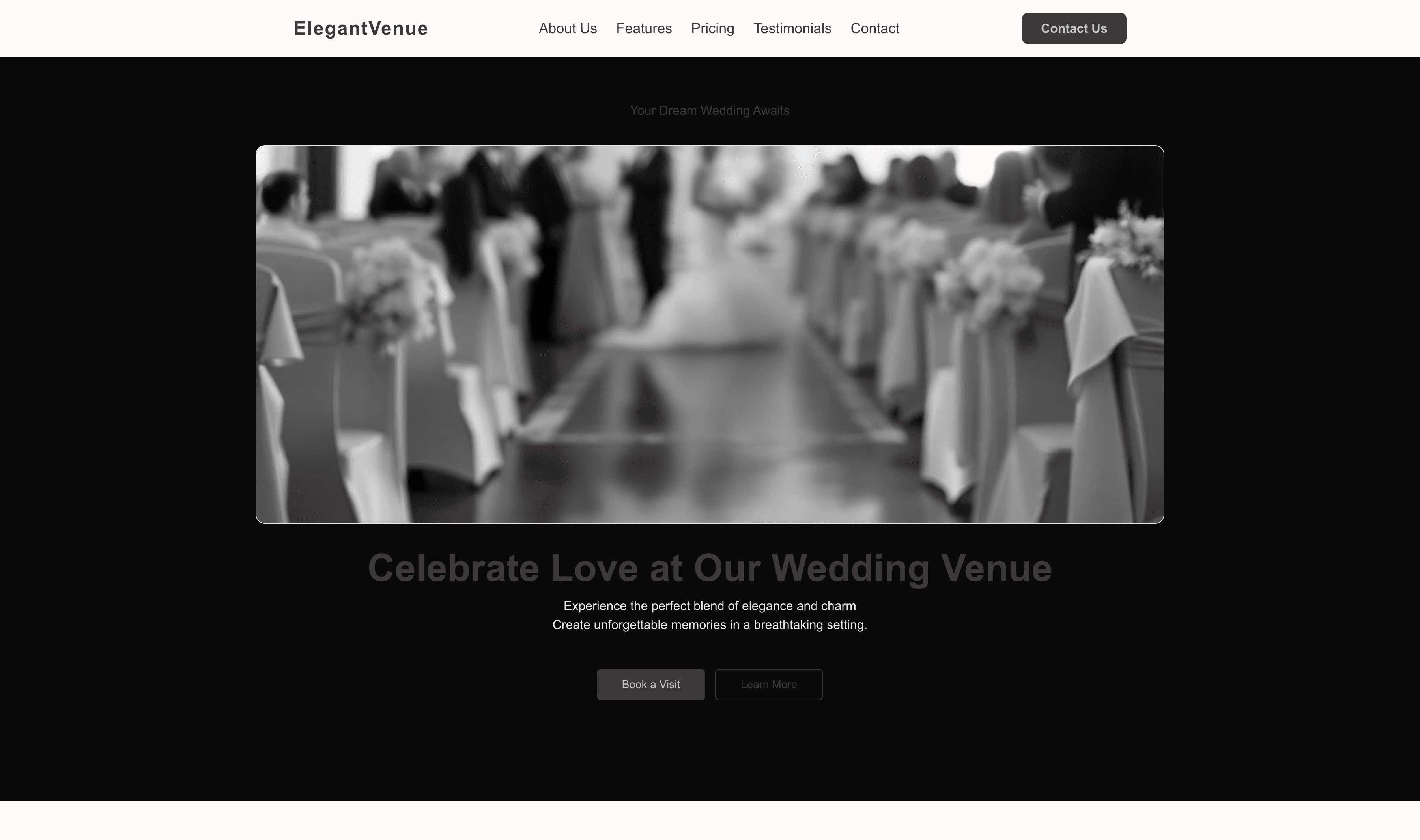 Transform a Wedding Venue Website Template into Website in Minutes