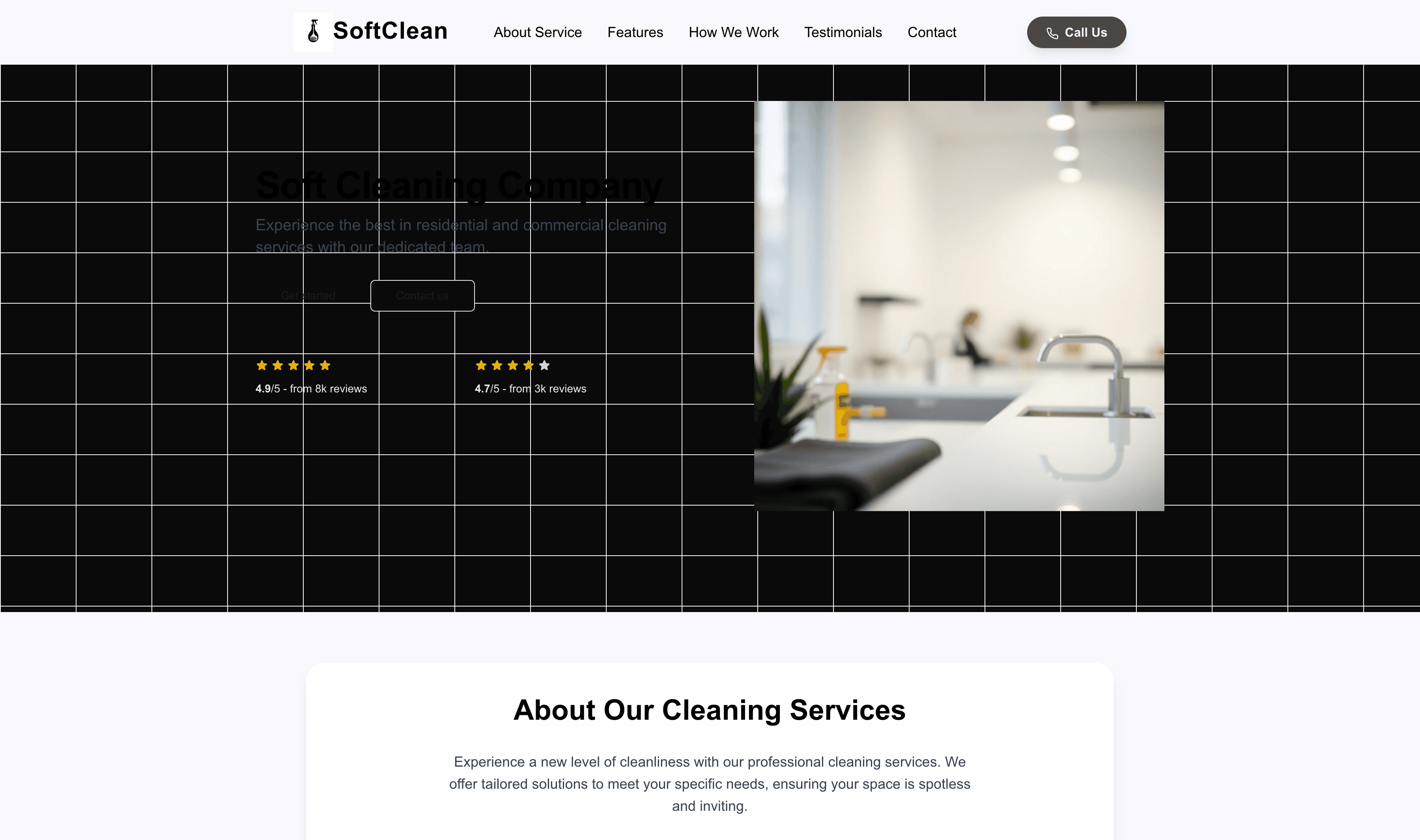 Transform a Cleaning Company (Soft) Website Template into Website in Minutes