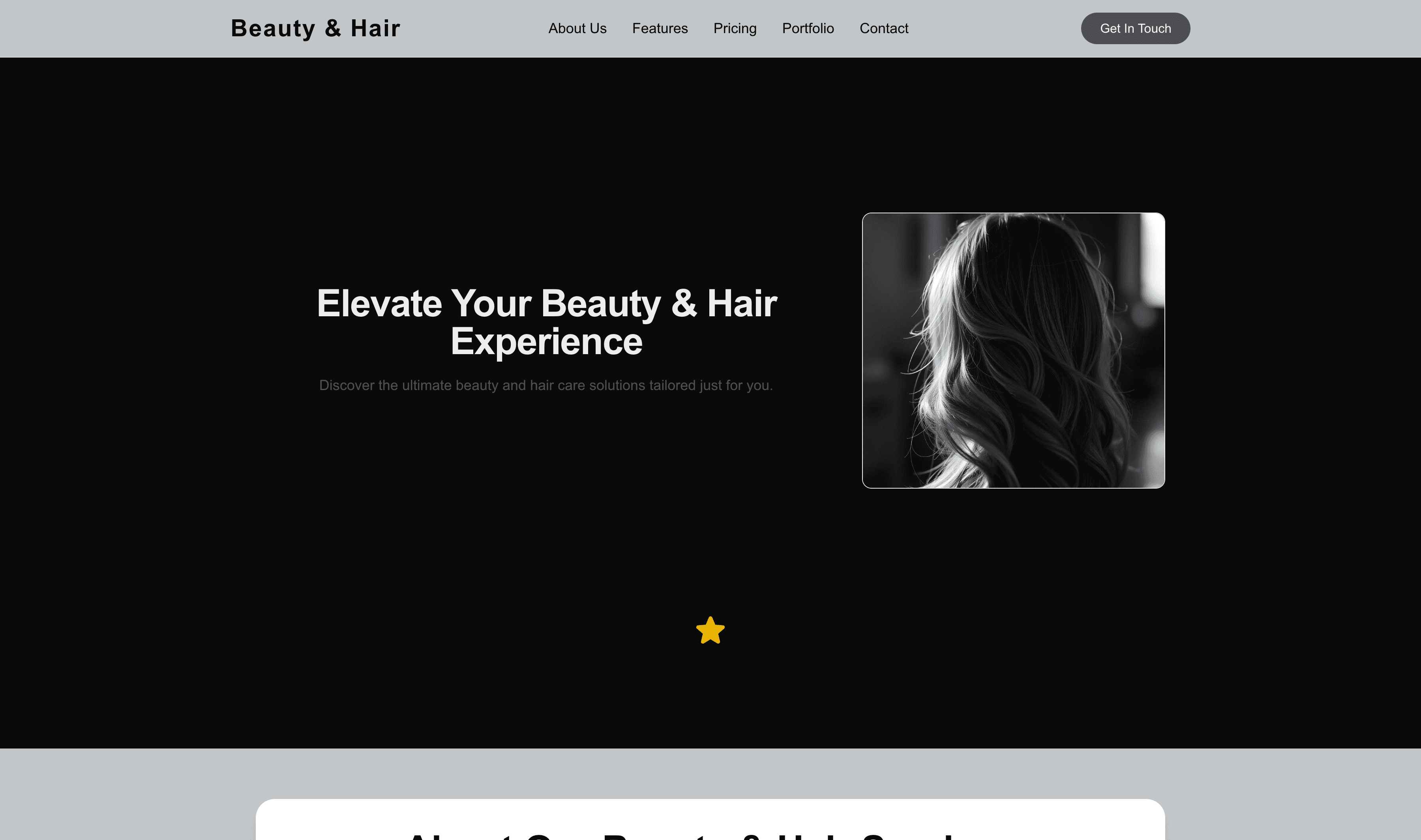 Transform a Beauty & Hair Website Template into Website in Minutes