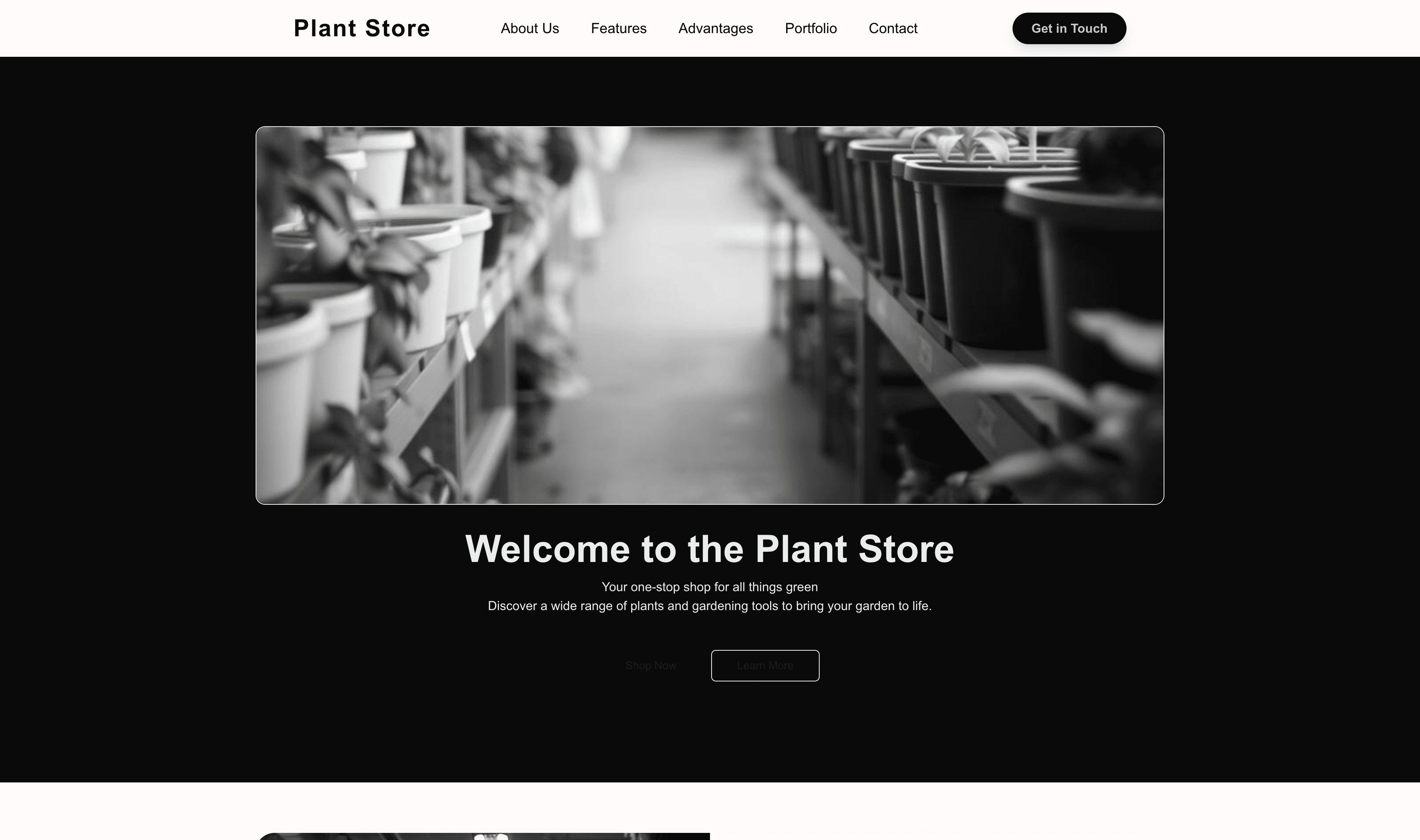 Transform a Plant Store Website Template into Website in Minutes