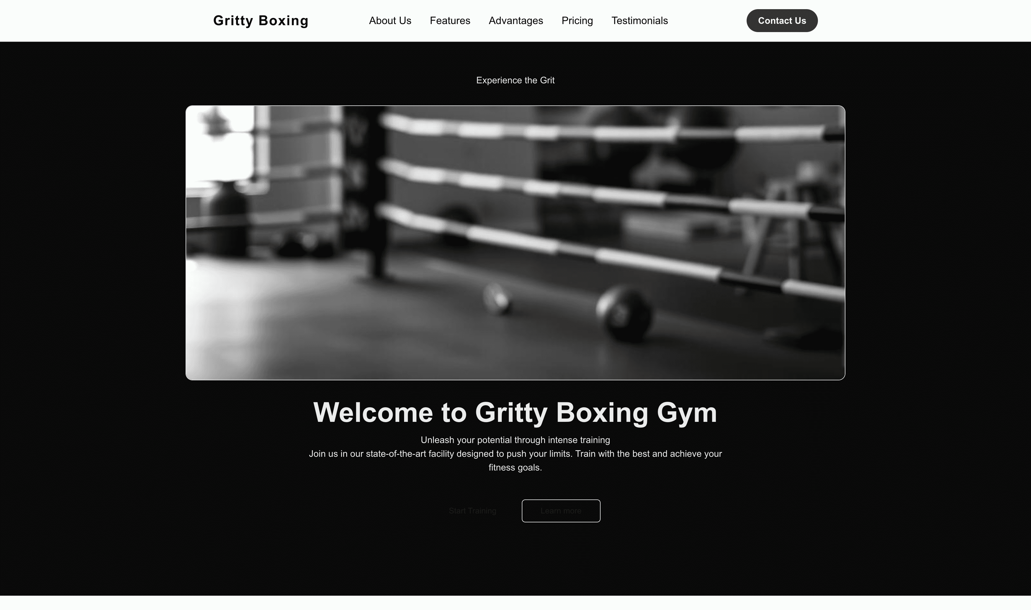 Transform a Boxing Gym (Gritty) Website Template into Website in Minutes