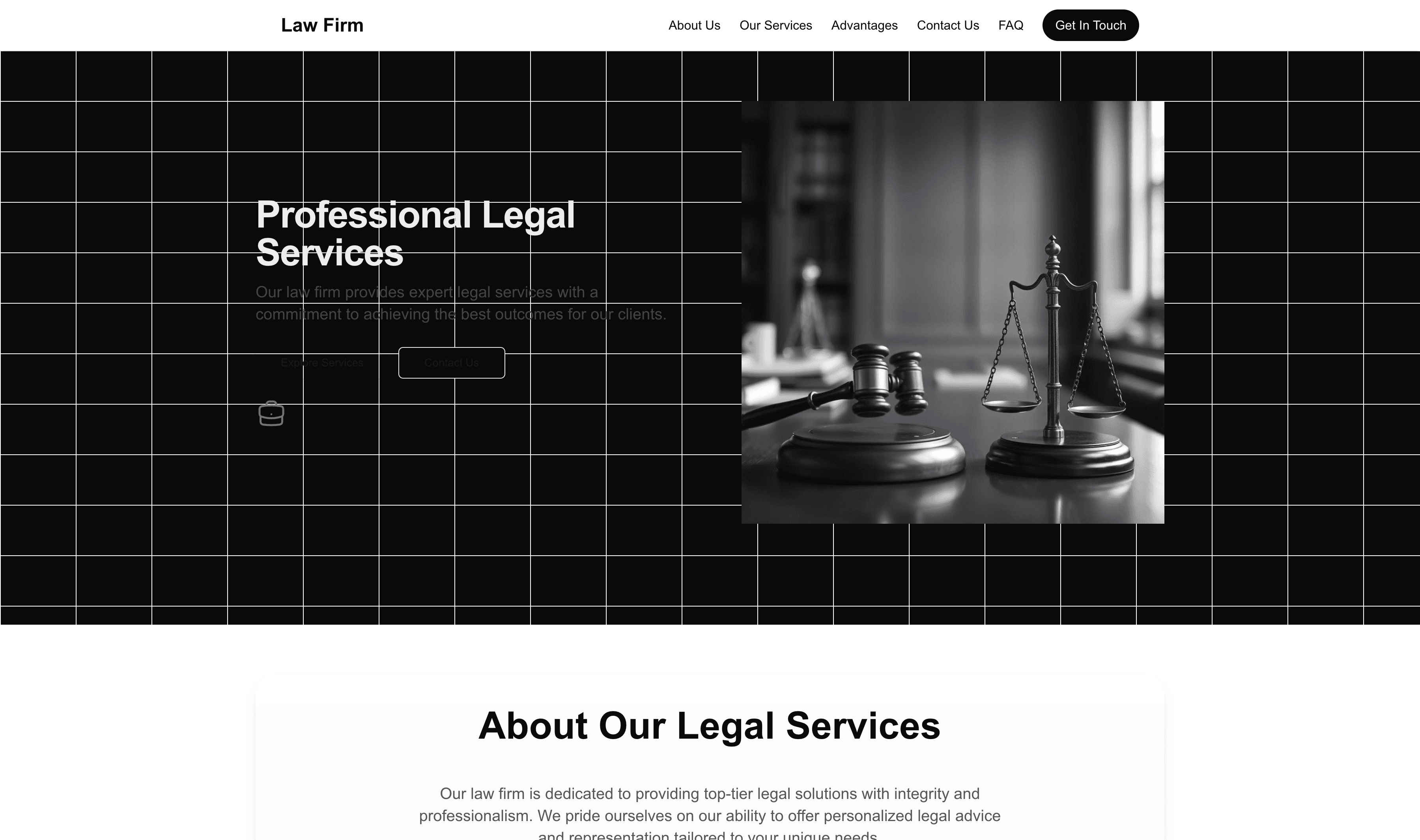 Transform a Law Firm (Classic) Website Template into Website in Minutes
