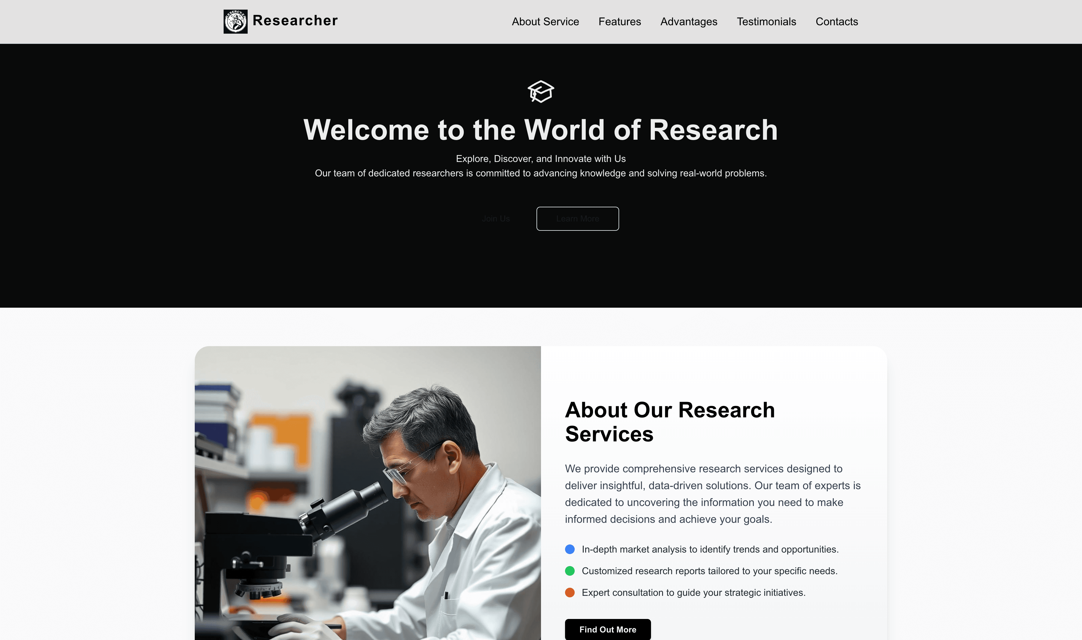 Transform a Researcher Website Template into Website in Minutes