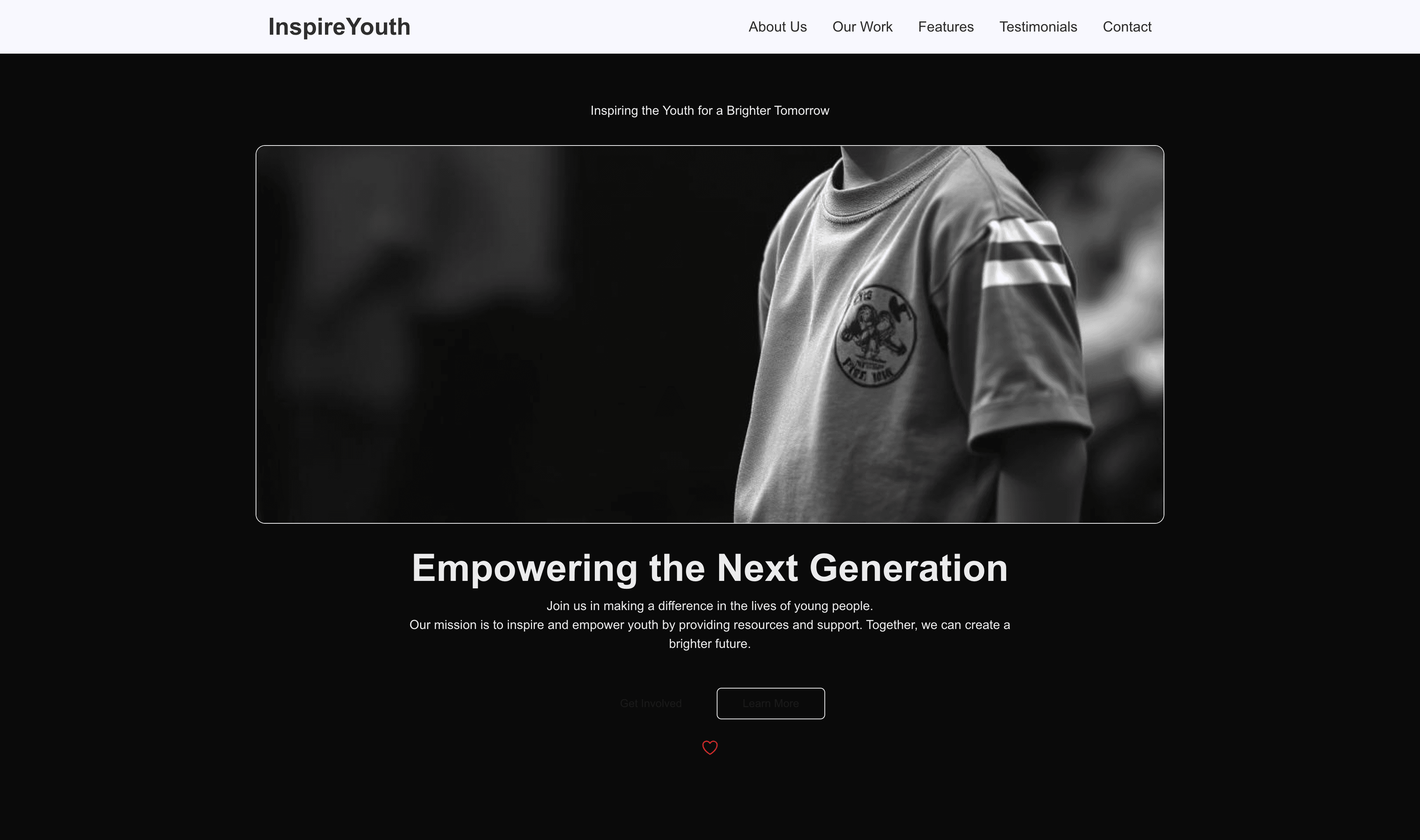 Transform a Youth Charity (Inspirational) Website Template into Website in Minutes