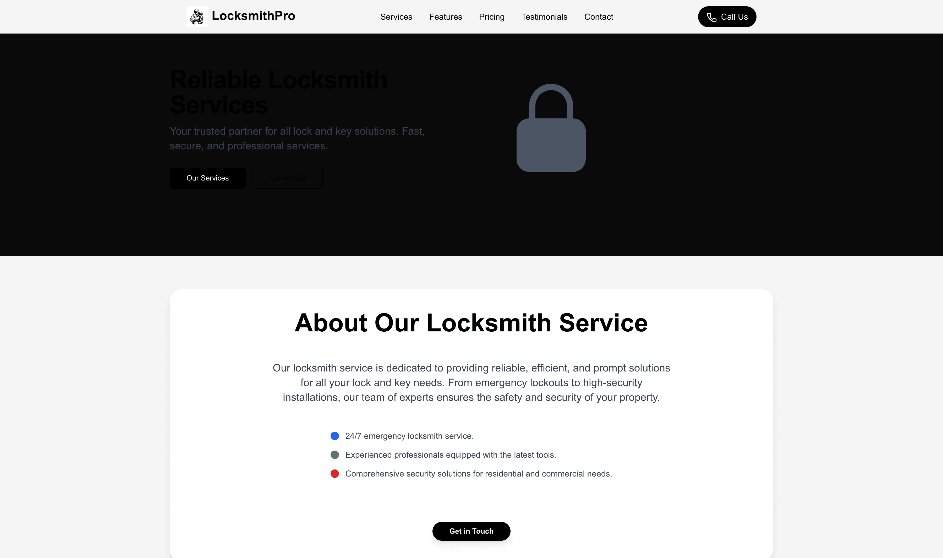Transform a Locksmith Website Template into Website in Minutes