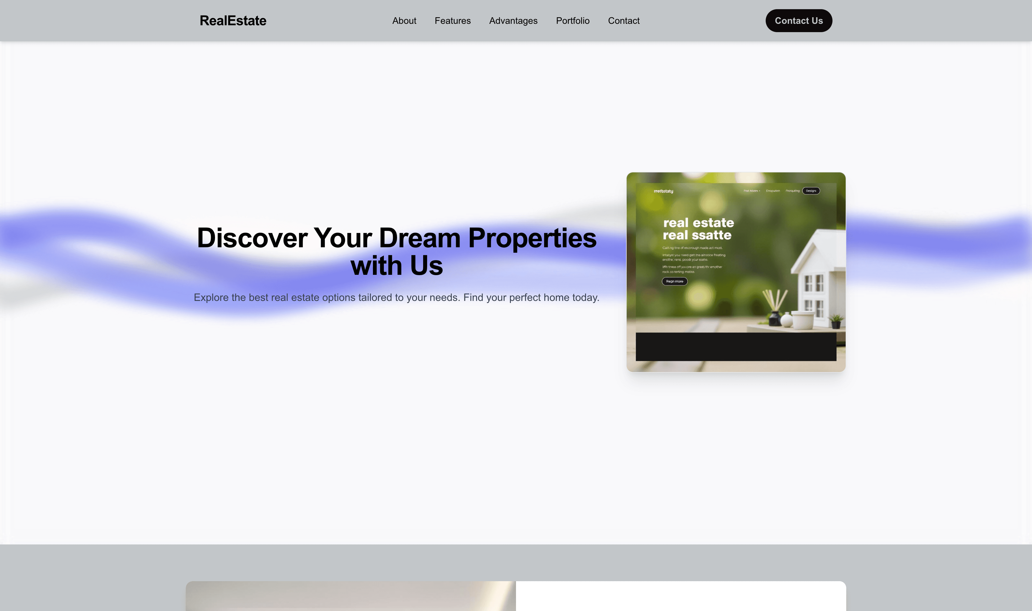 Transform a Real Estate Landing Page Website Template into Website in Minutes