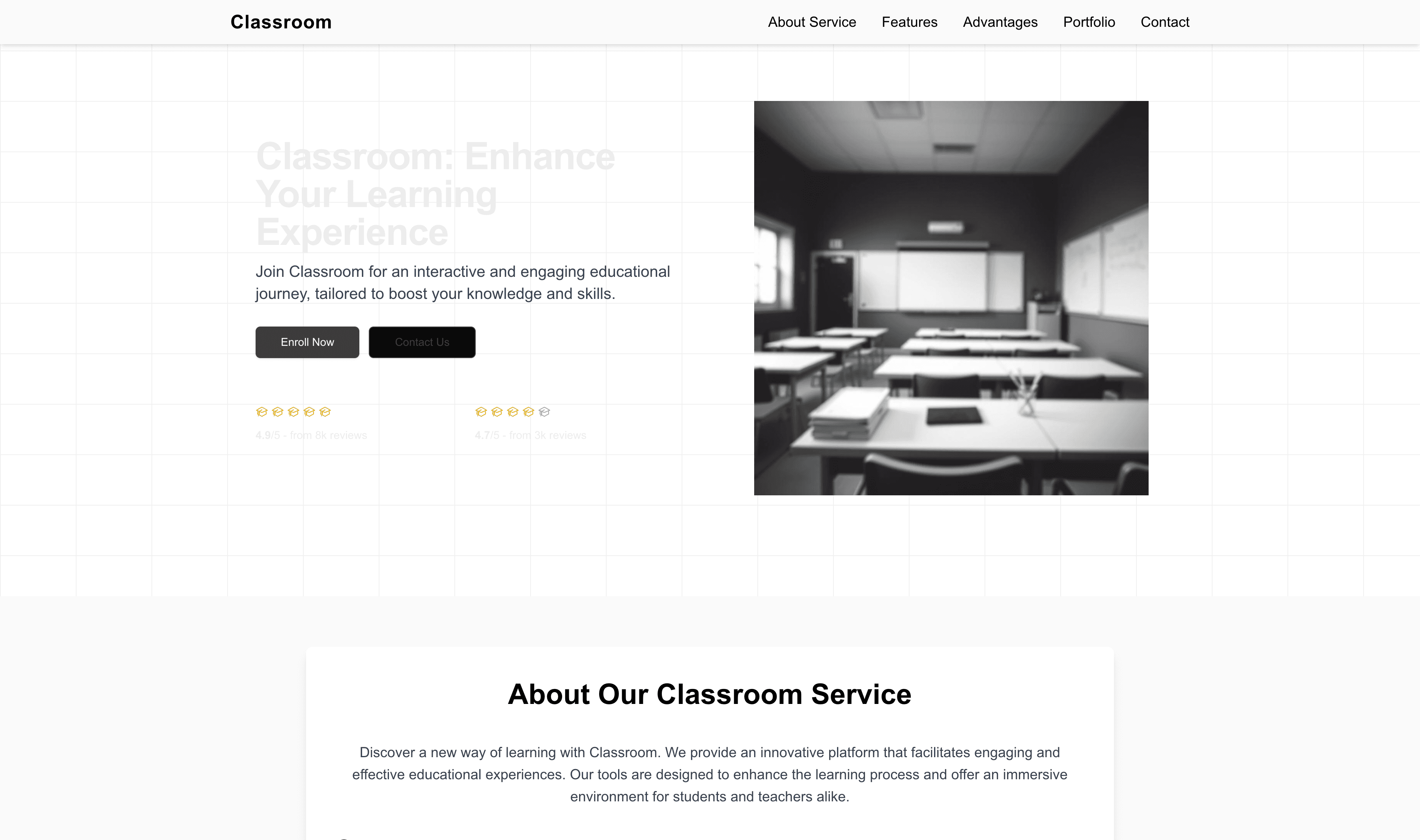 Transform a Classroom Website Template into Website in Minutes