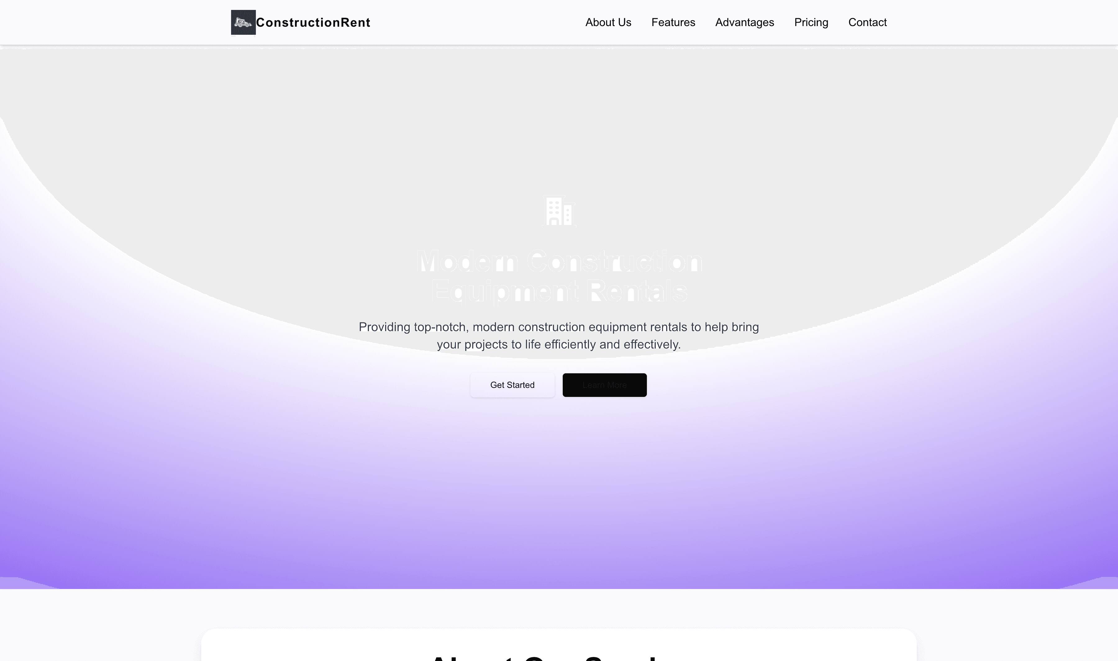 Transform a Construction Equipment Rental Services (Modern) Website Template into Website in Minutes