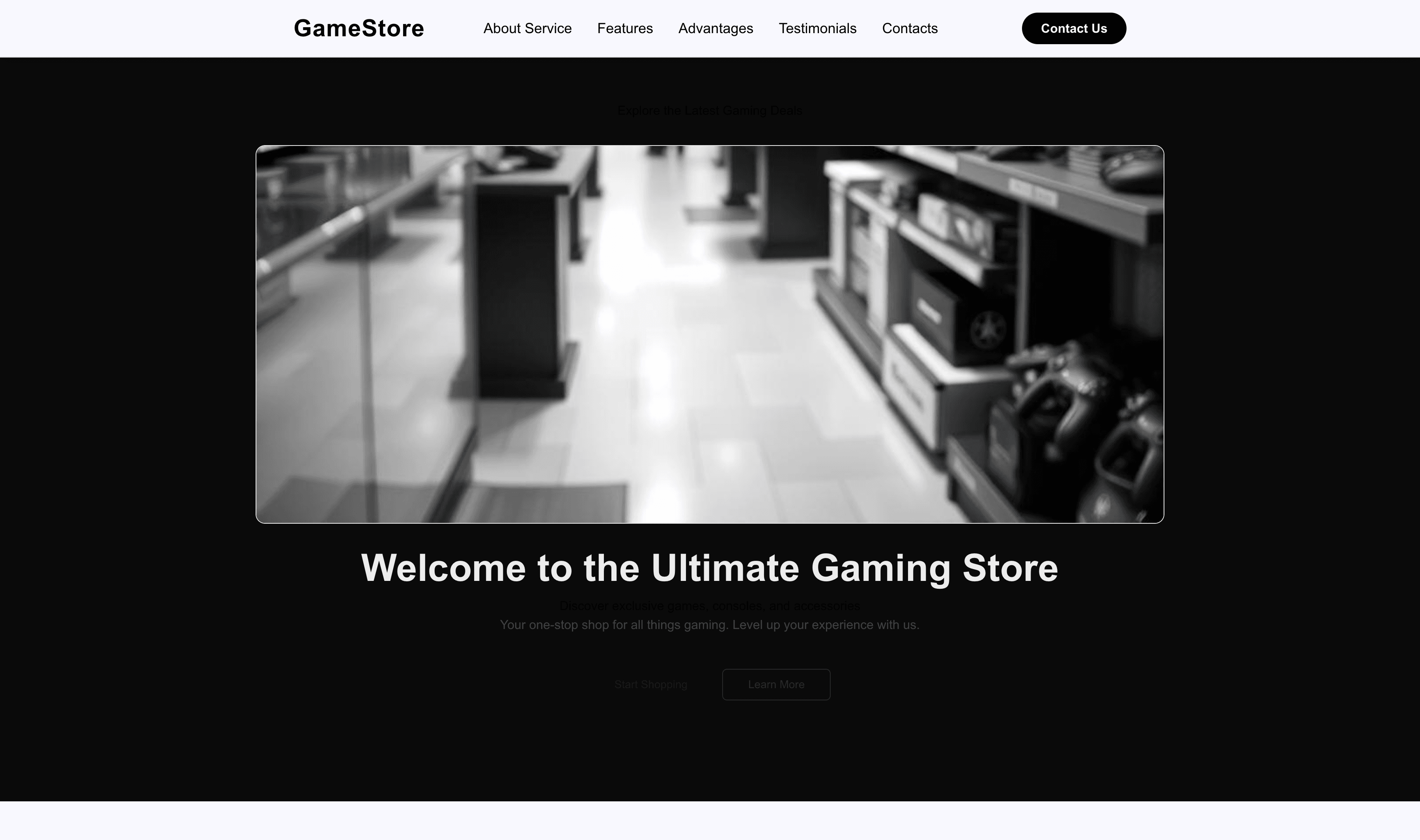 Transform a Gaming Store Website Template into Website in Minutes
