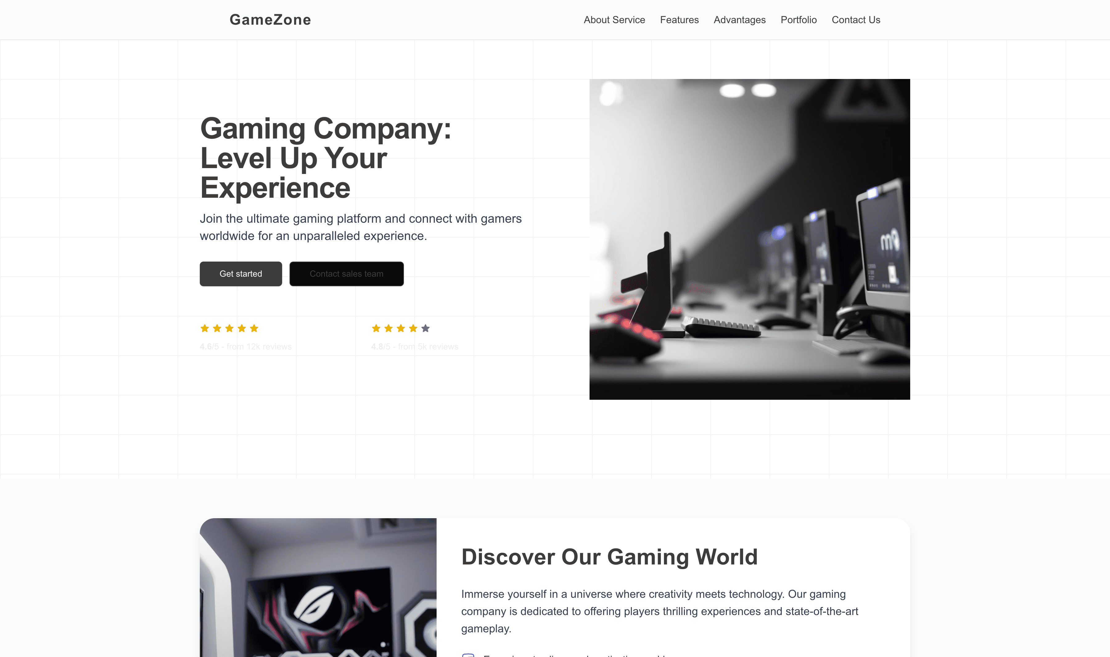 Transform a Gaming Company Website Template into Website in Minutes