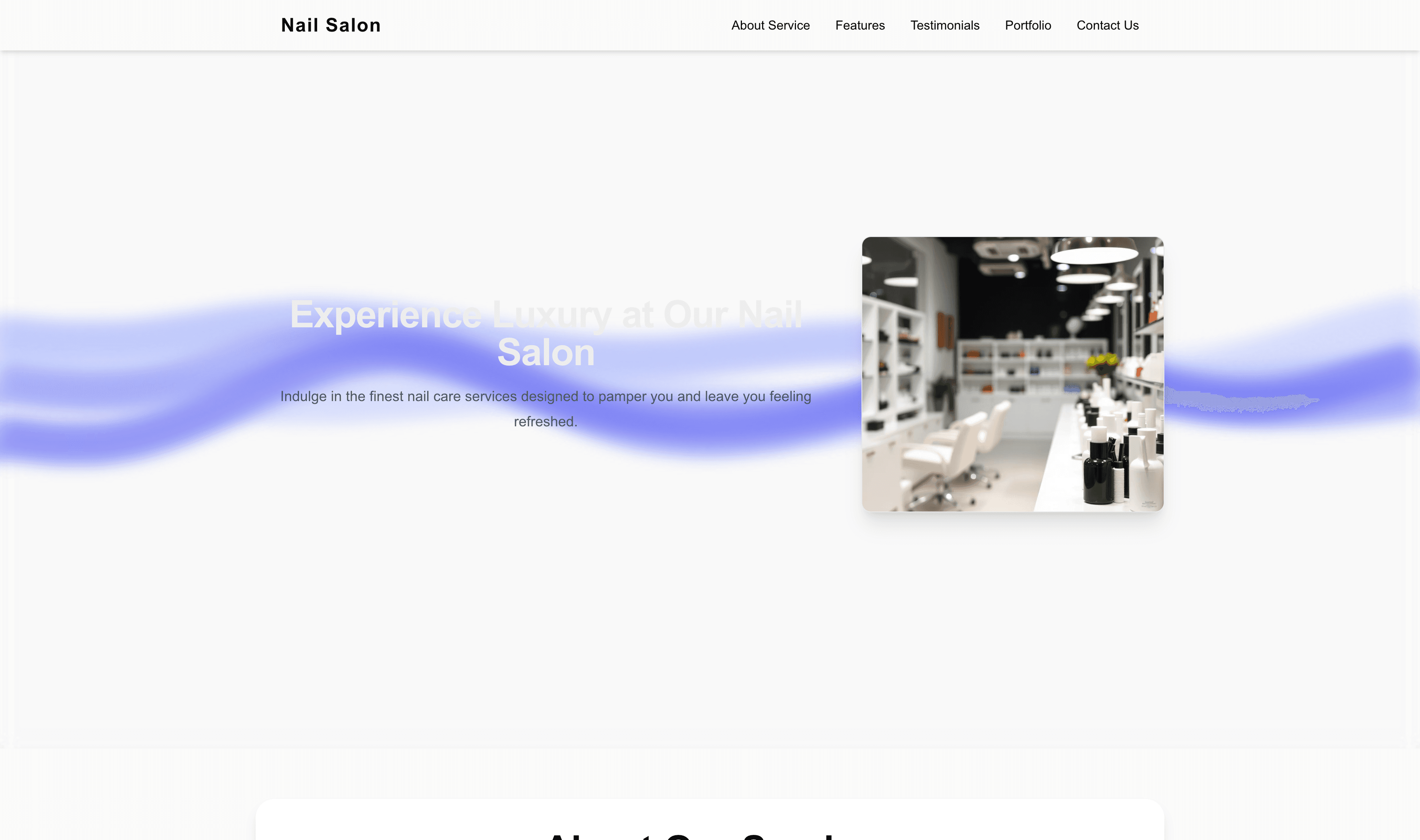 Transform a Nail Salon Website Template into Website in Minutes
