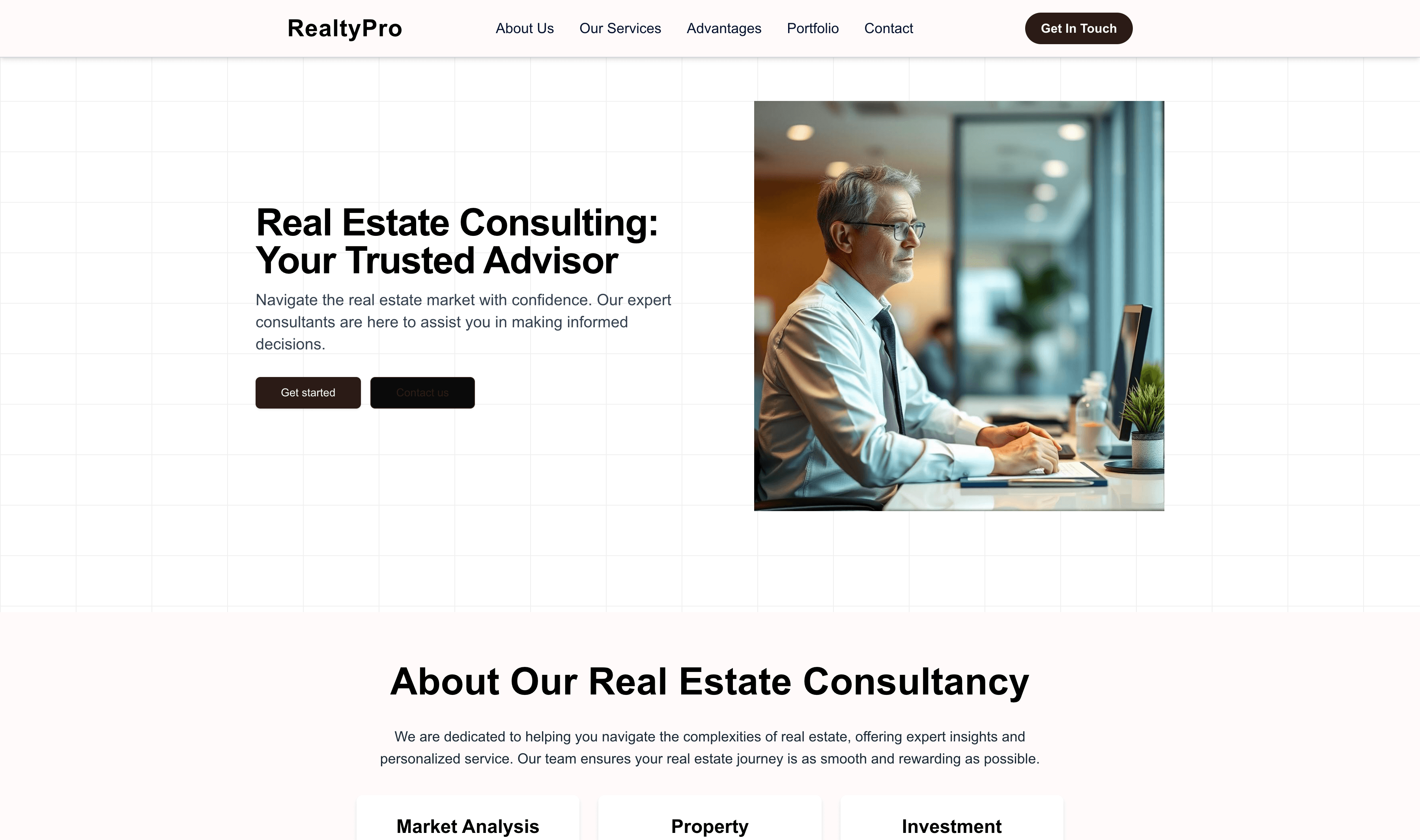 Transform a Real Estate Consultant Website Template into Website in Minutes