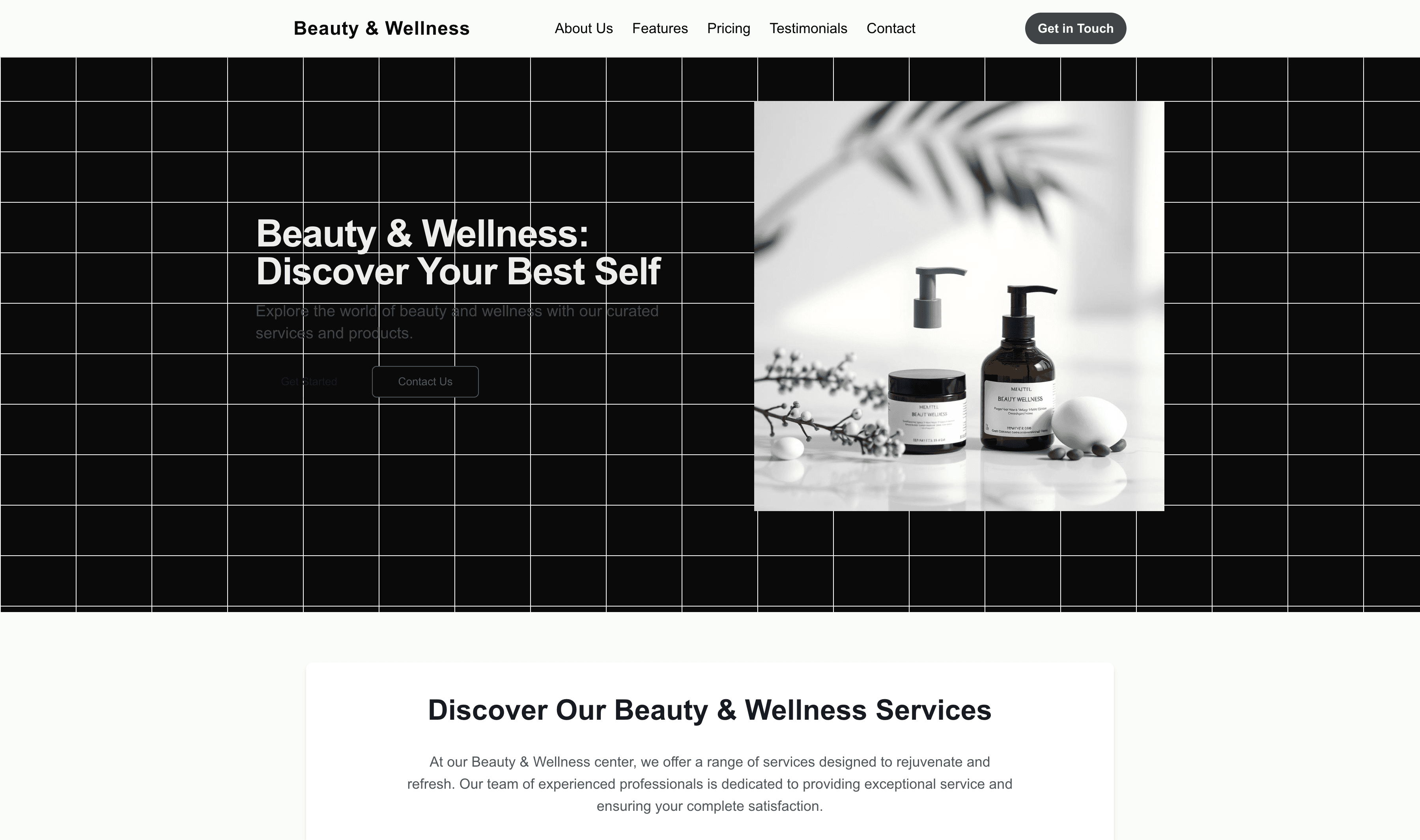 Transform a Beauty & Wellness Website Template into Website in Minutes