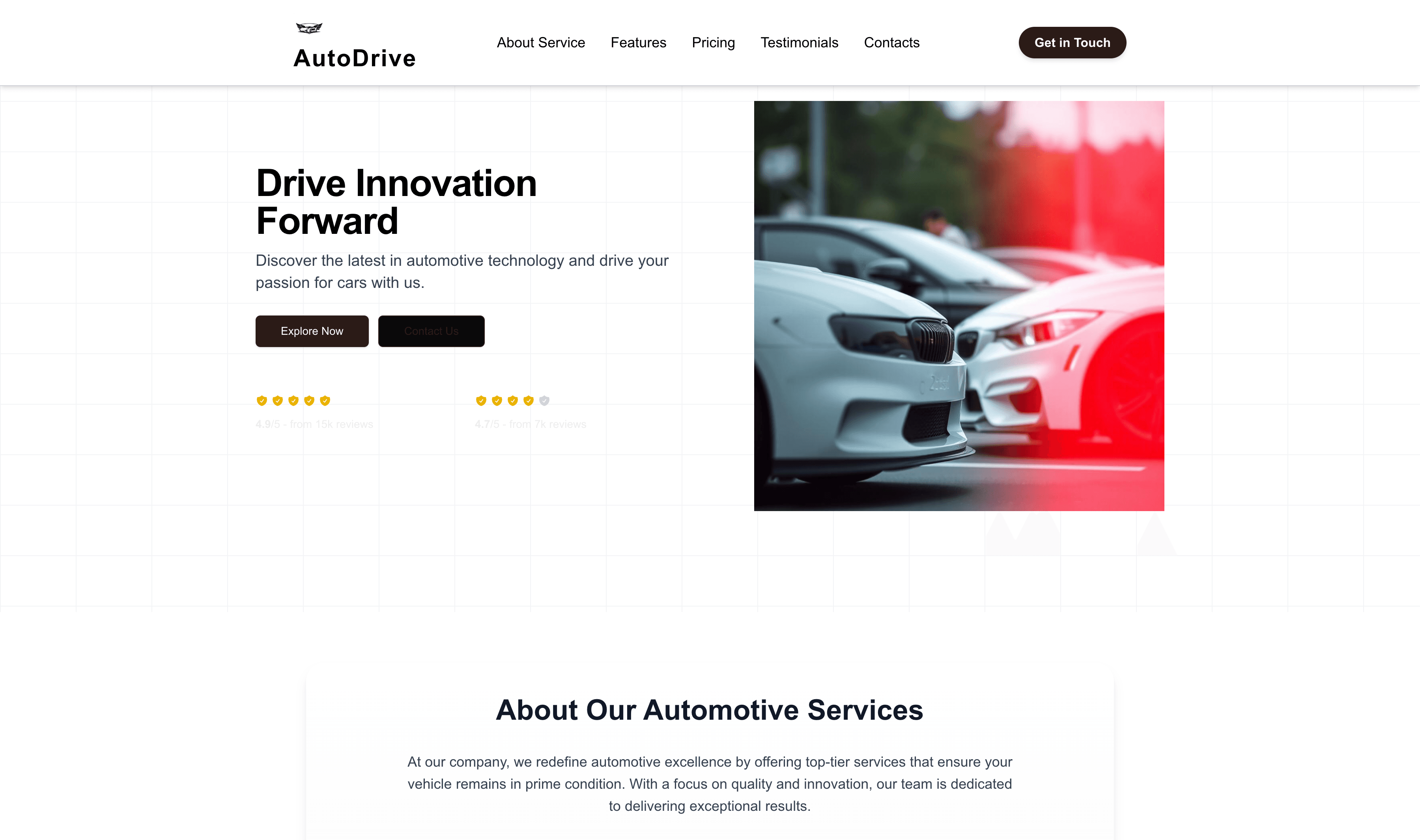 Transform a Automotive & Cars Website Template into Website in Minutes