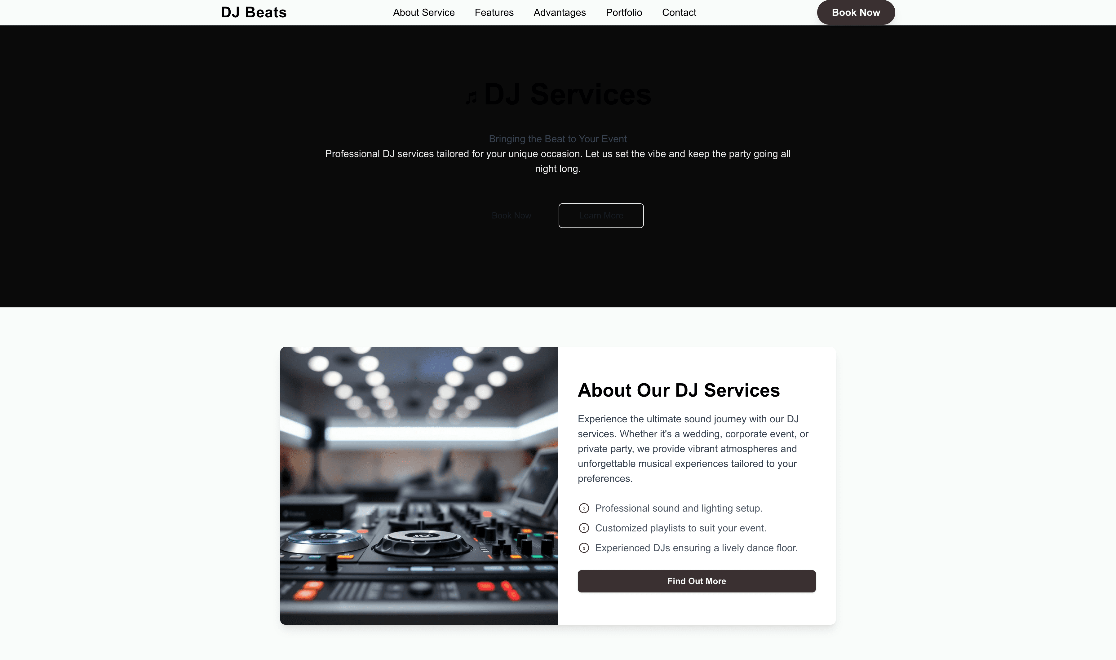 Transform a DJ Website Template into Website in Minutes