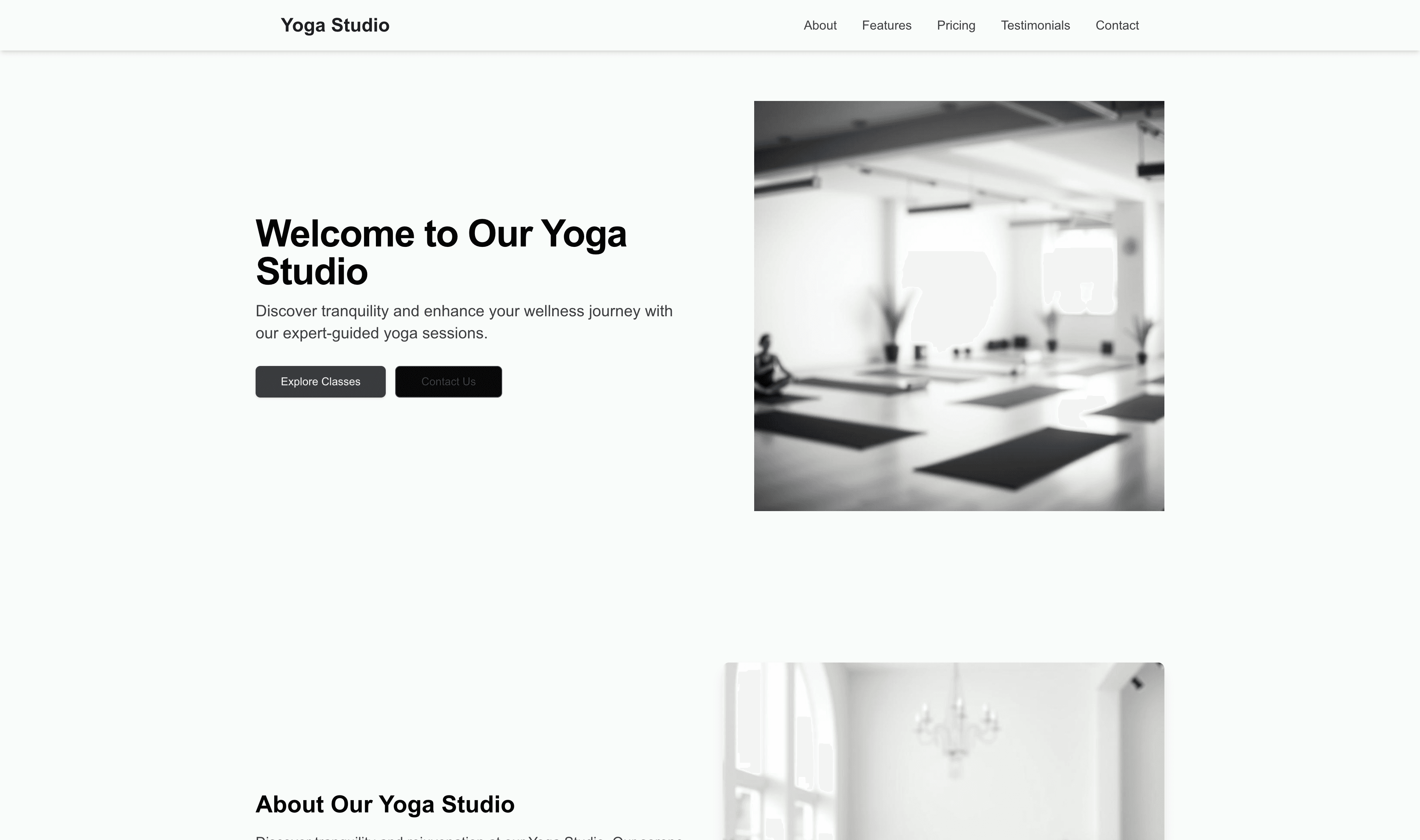 Transform a Yoga Studio Website Template into Website in Minutes