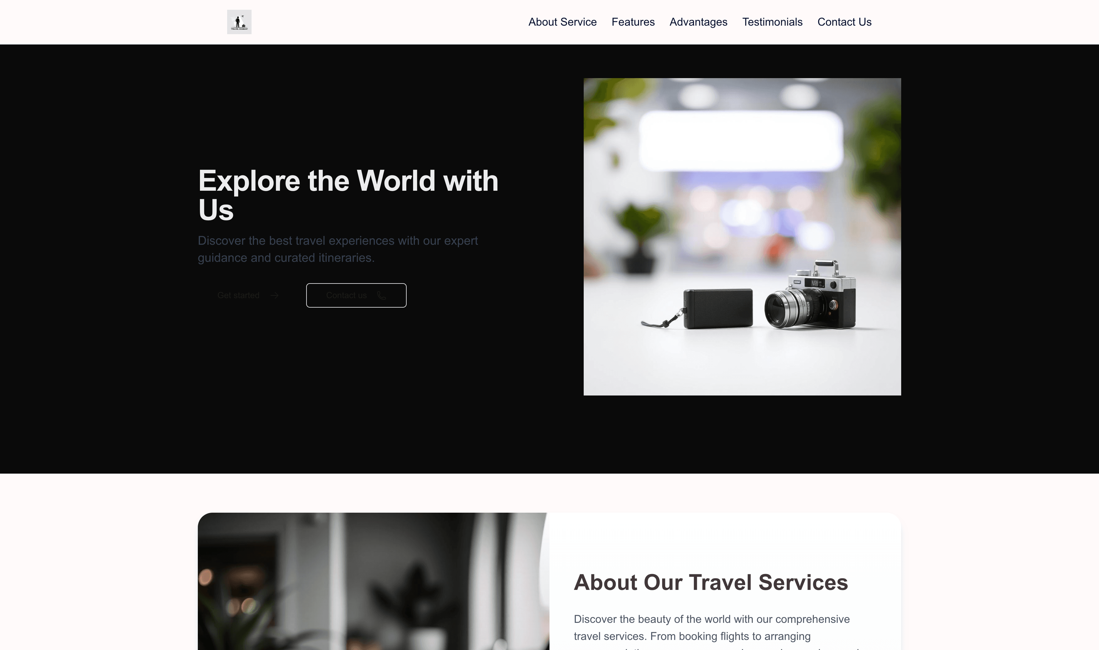 Transform a Travel Company (Simple) Website Template into Website in Minutes