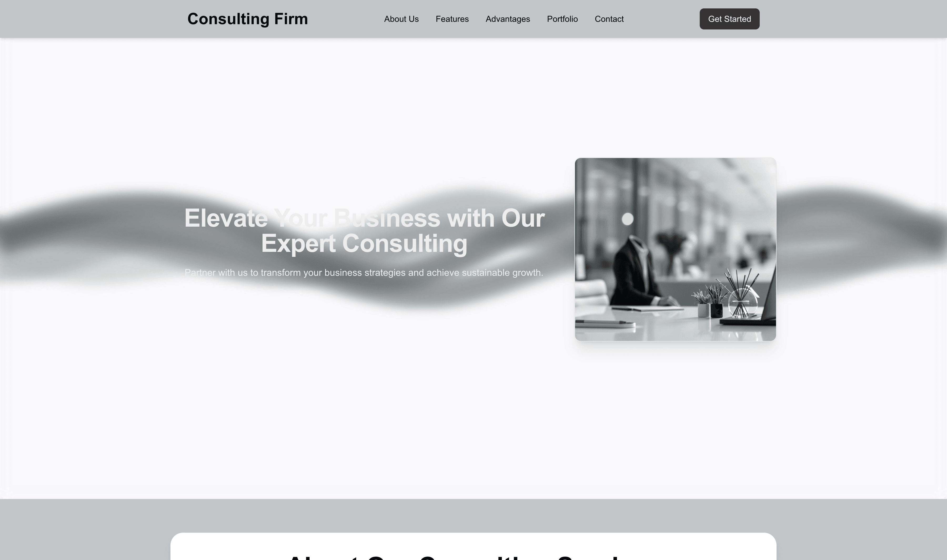 Transform a Consulting Firm (Soft) Website Template into Website in Minutes