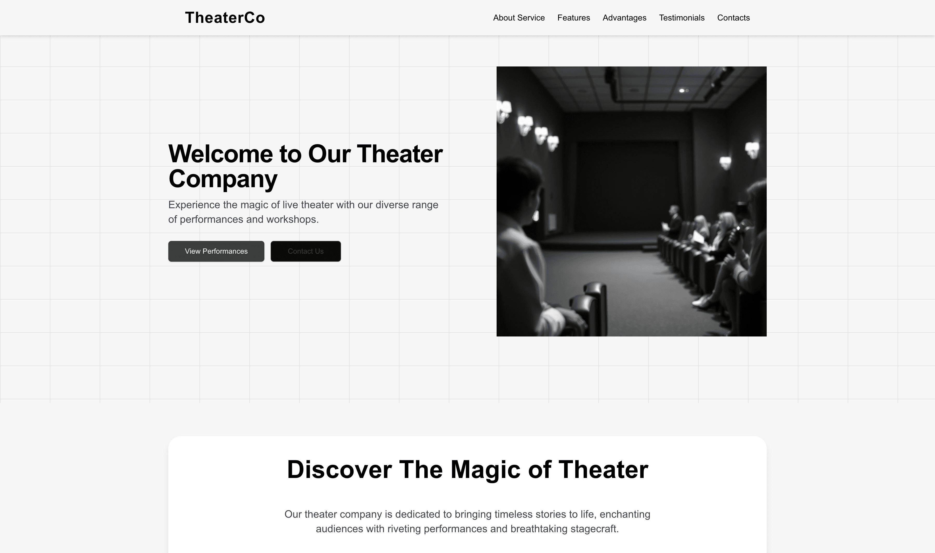 Transform a Theater Company Website Template into Website in Minutes