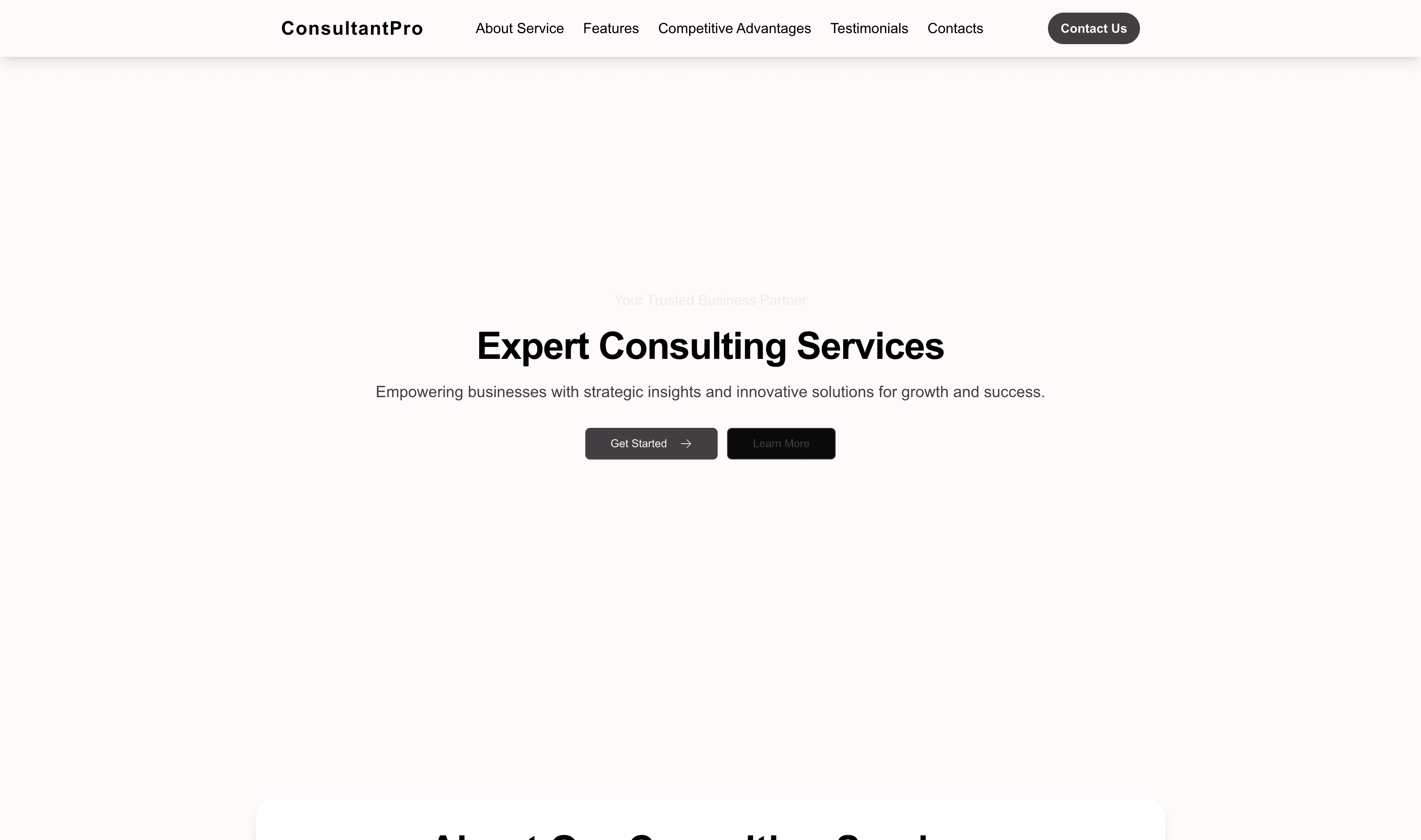 Transform a Consultant (Simple) Website Template into Website in Minutes
