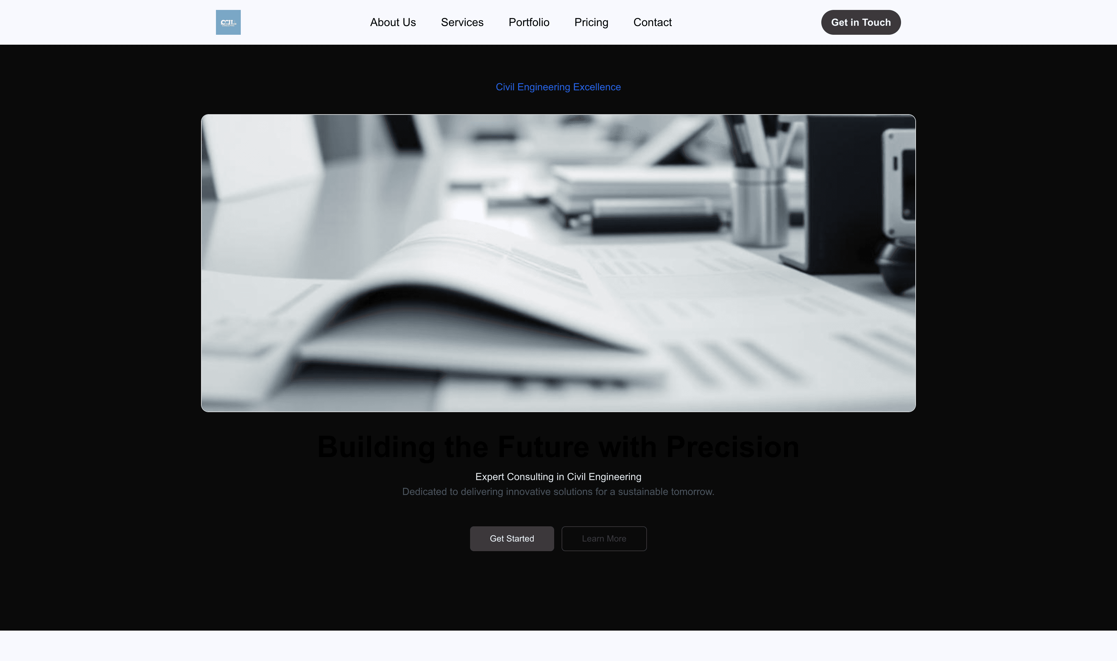 Transform a Civil Engineering Consulting Company Website Template into Website in Minutes