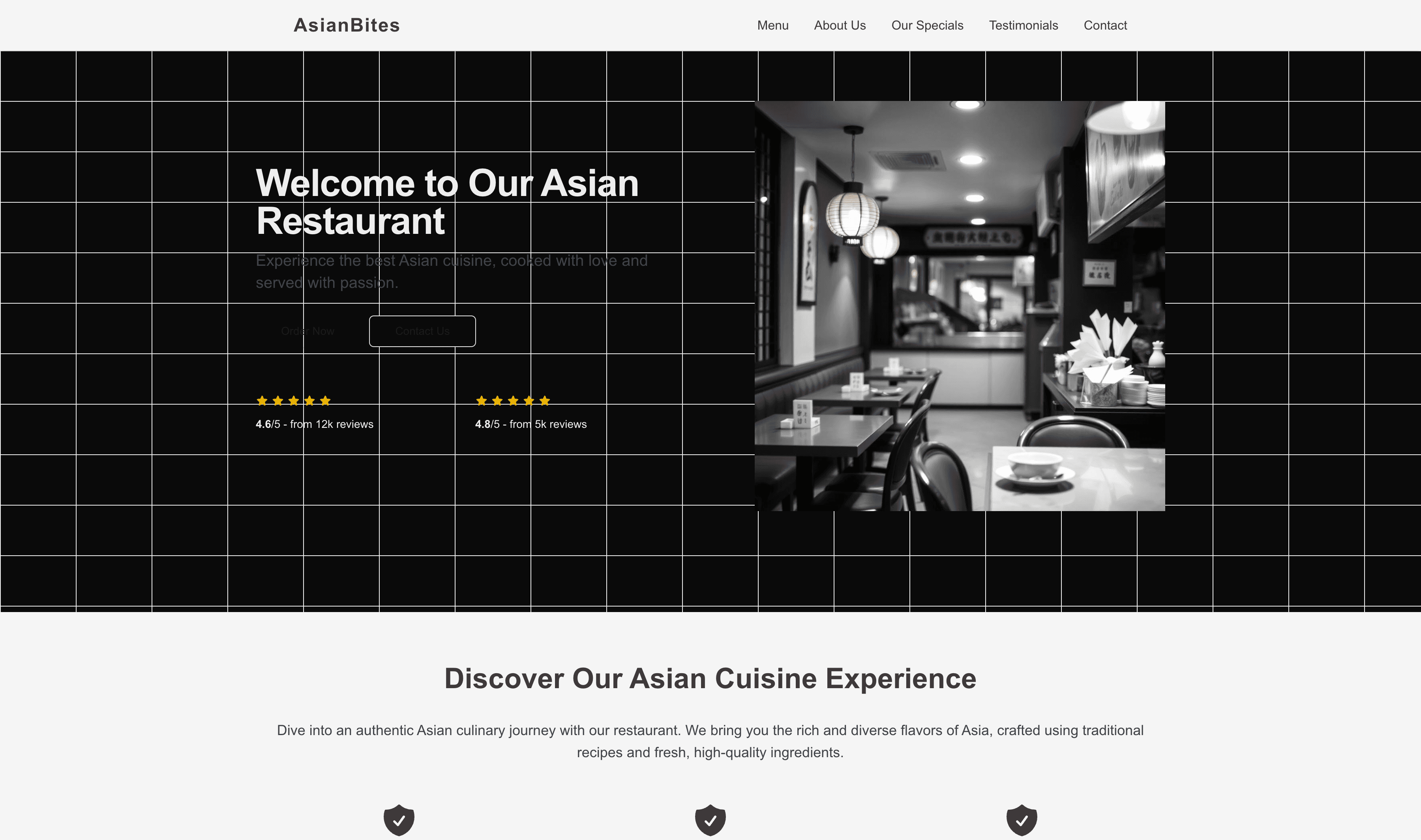Transform a Asian Restaurant Website Template into Website in Minutes