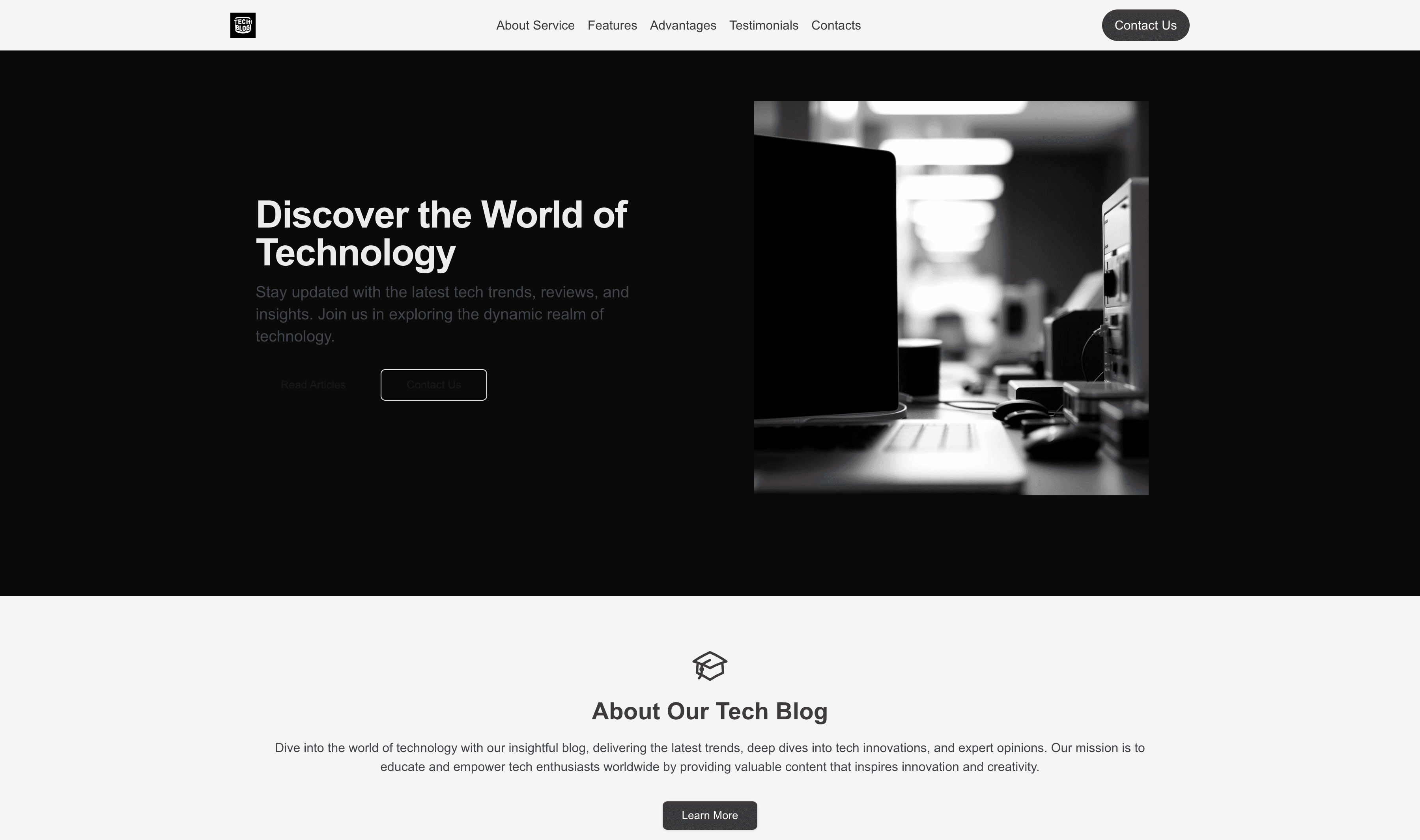 Transform a Tech Blog Website Template into Website in Minutes