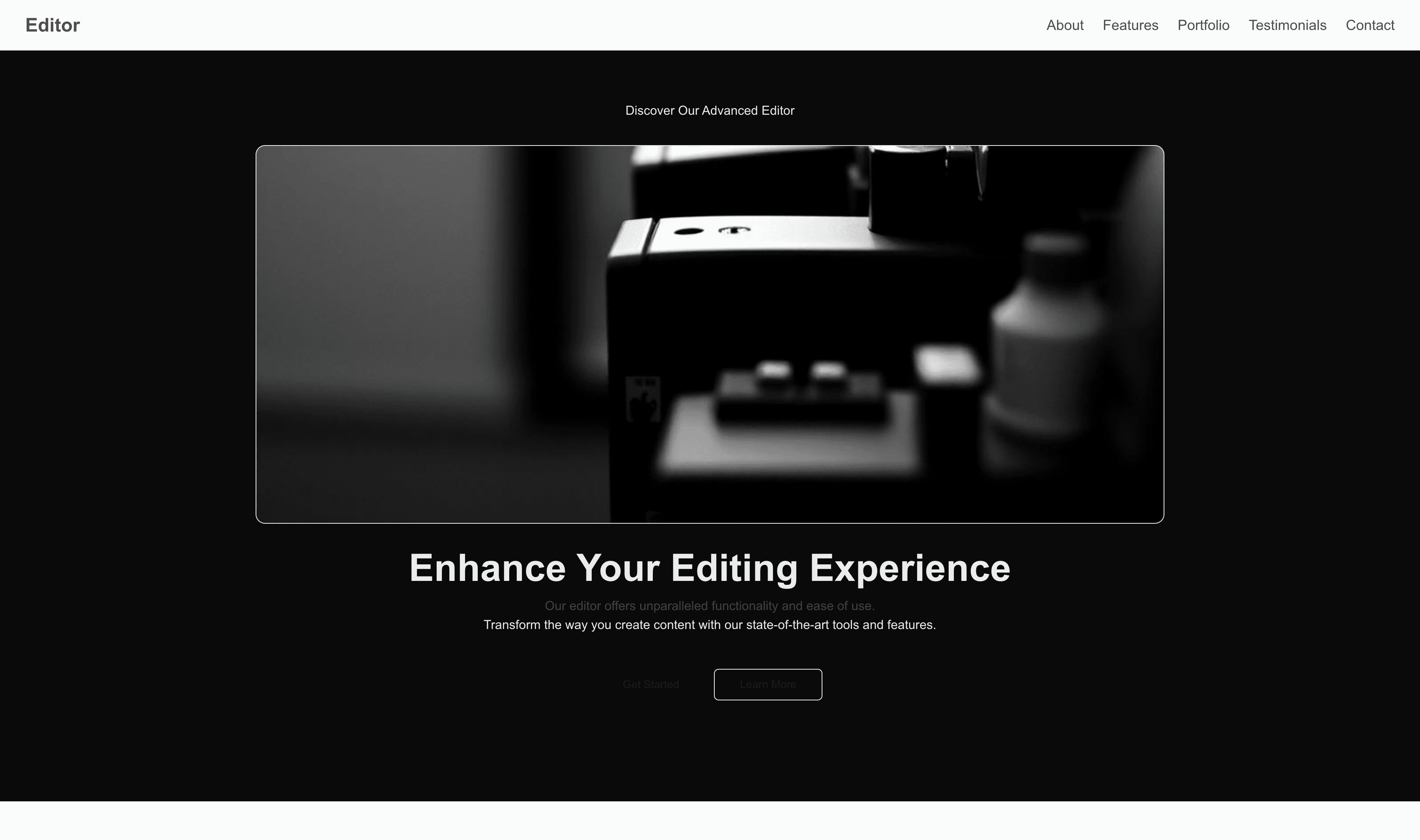 Transform a Editor Website Template into Website in Minutes