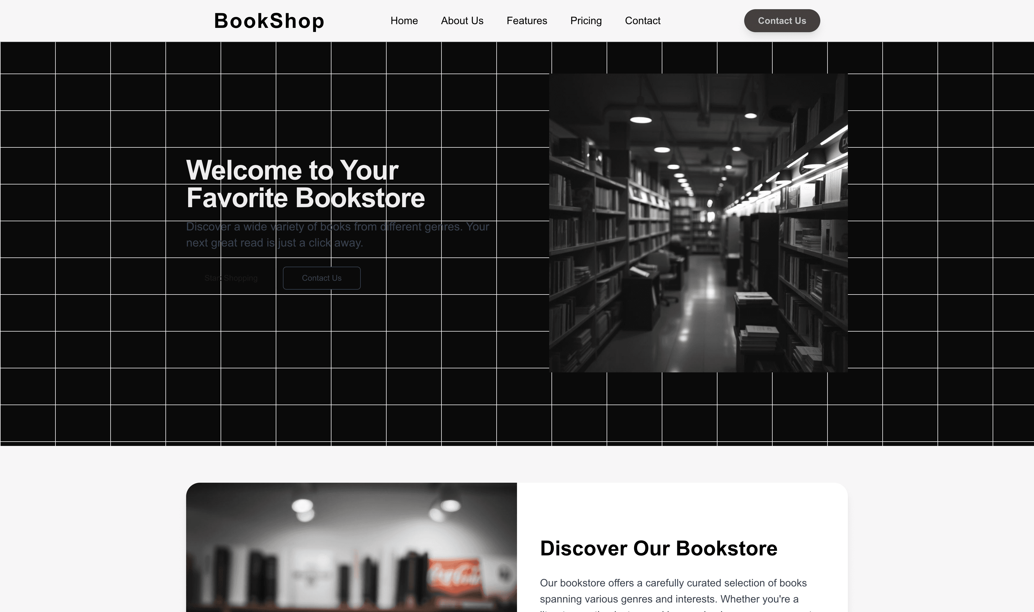 Transform a Bookstore Website Template into Website in Minutes