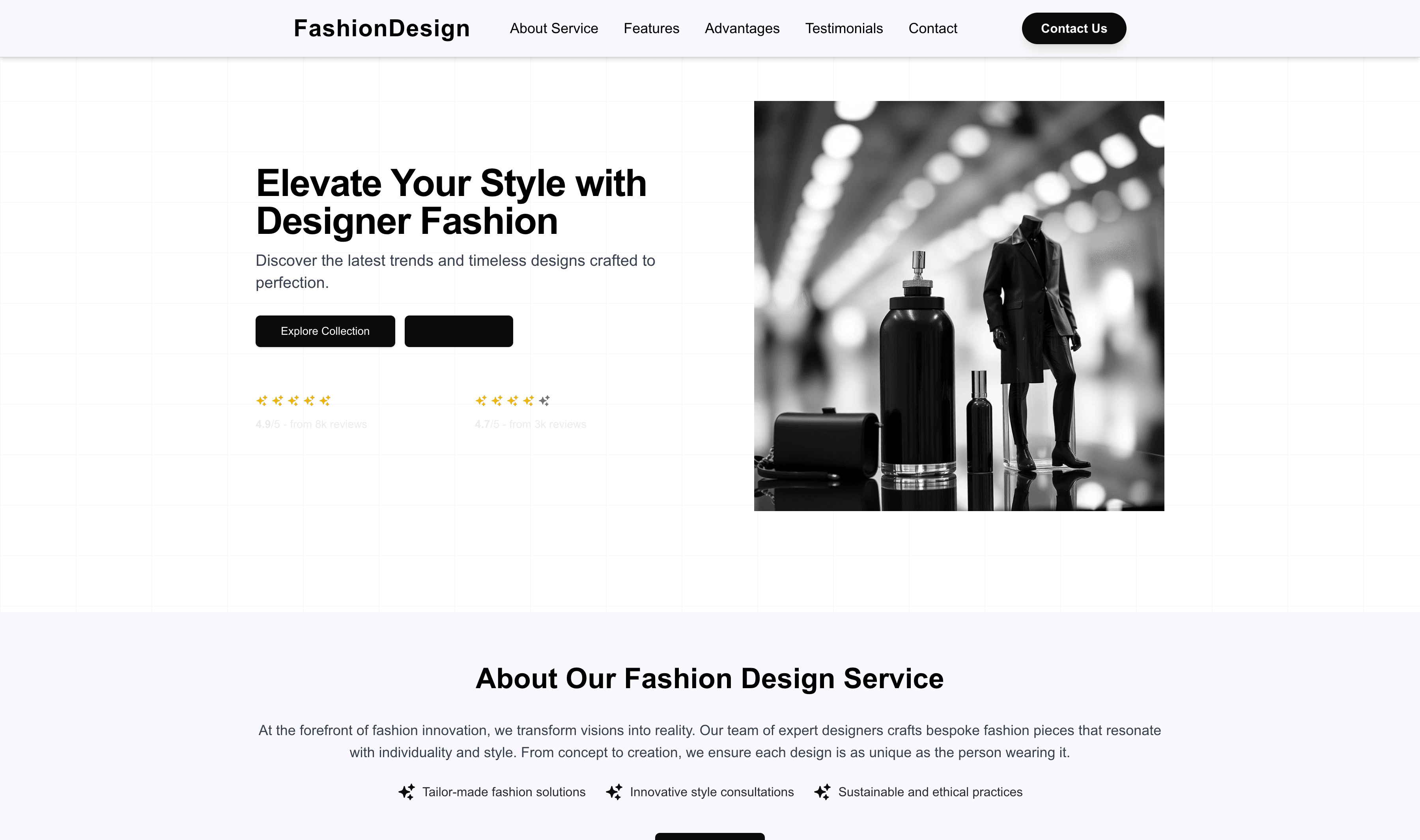 Transform a Fashion Design Website Template into Website in Minutes