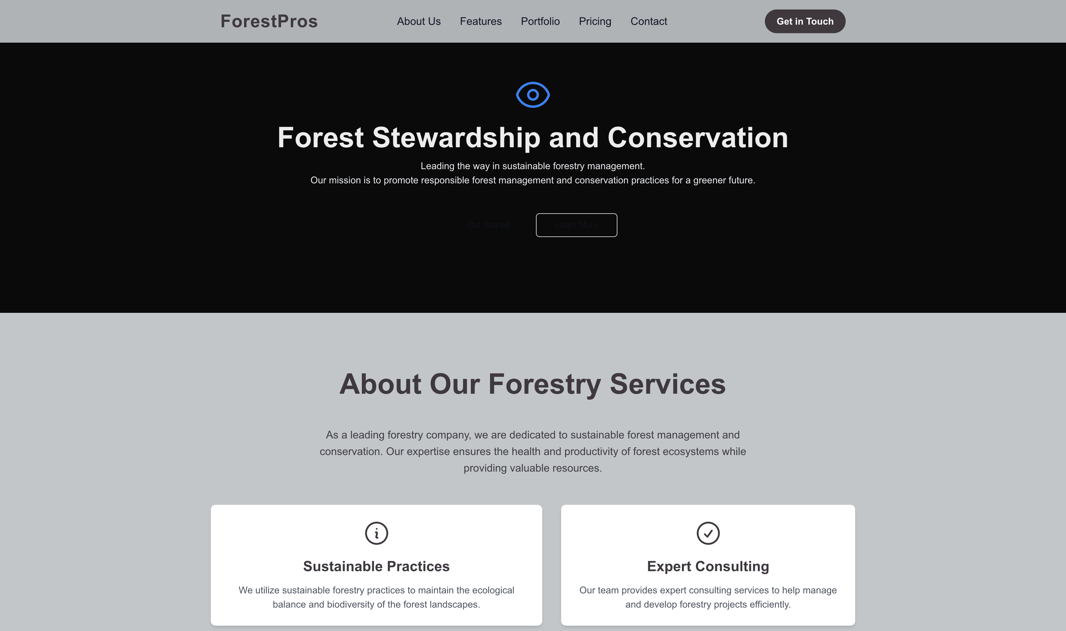 Transform a Forestry Company Website Template into Website in Minutes
