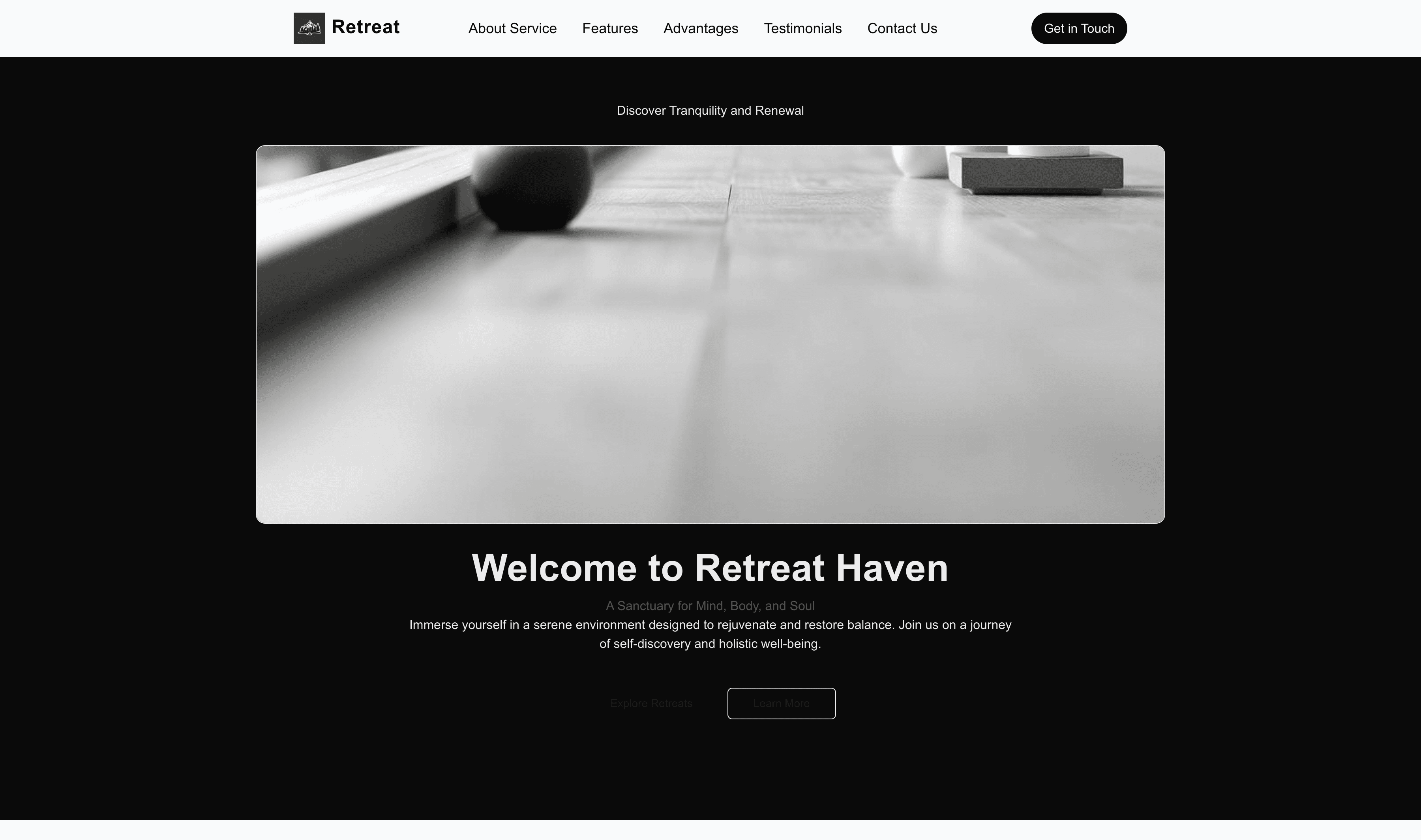 Transform a Retreat Website Template into Website in Minutes