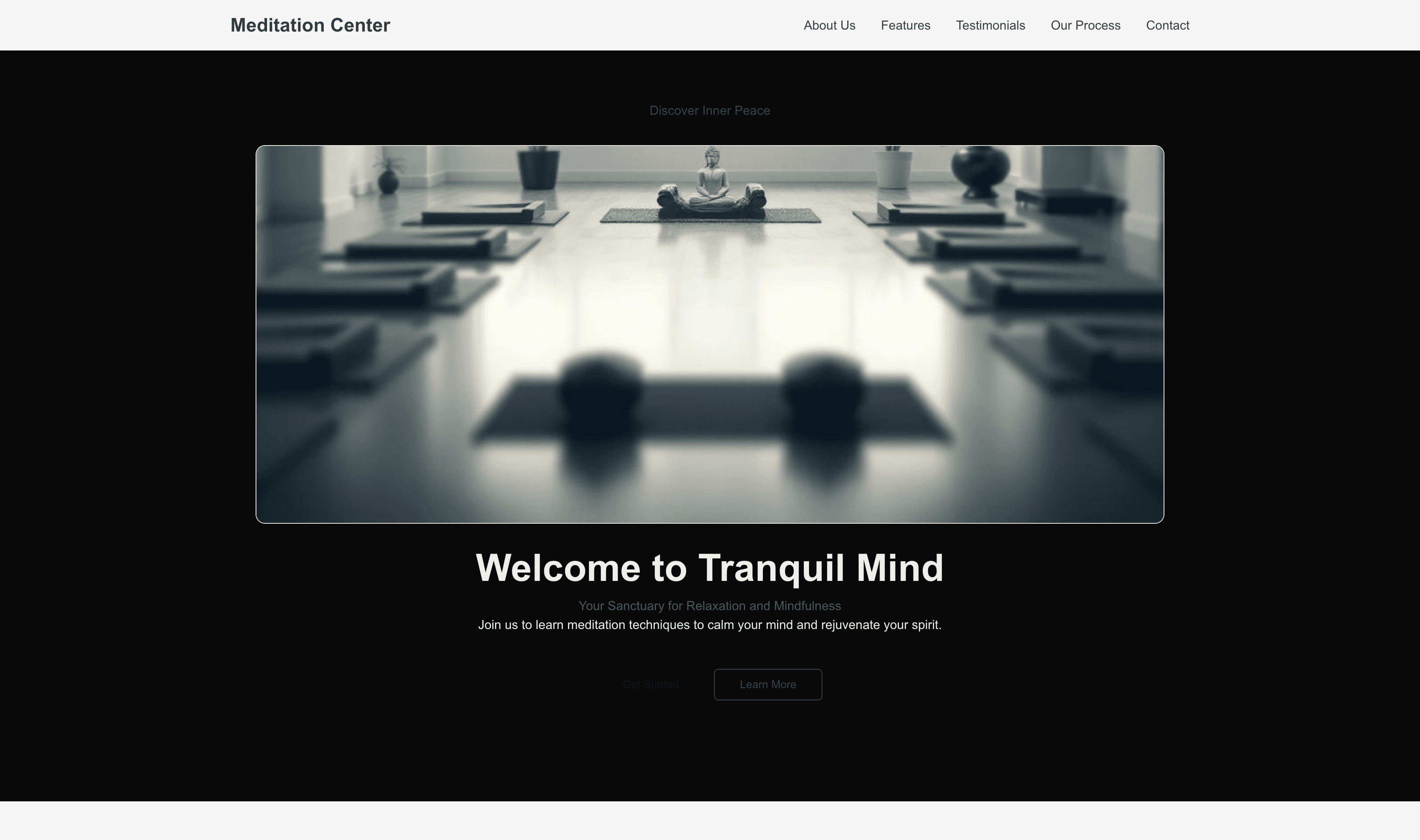 Transform a Meditation Center Website Template into Website in Minutes